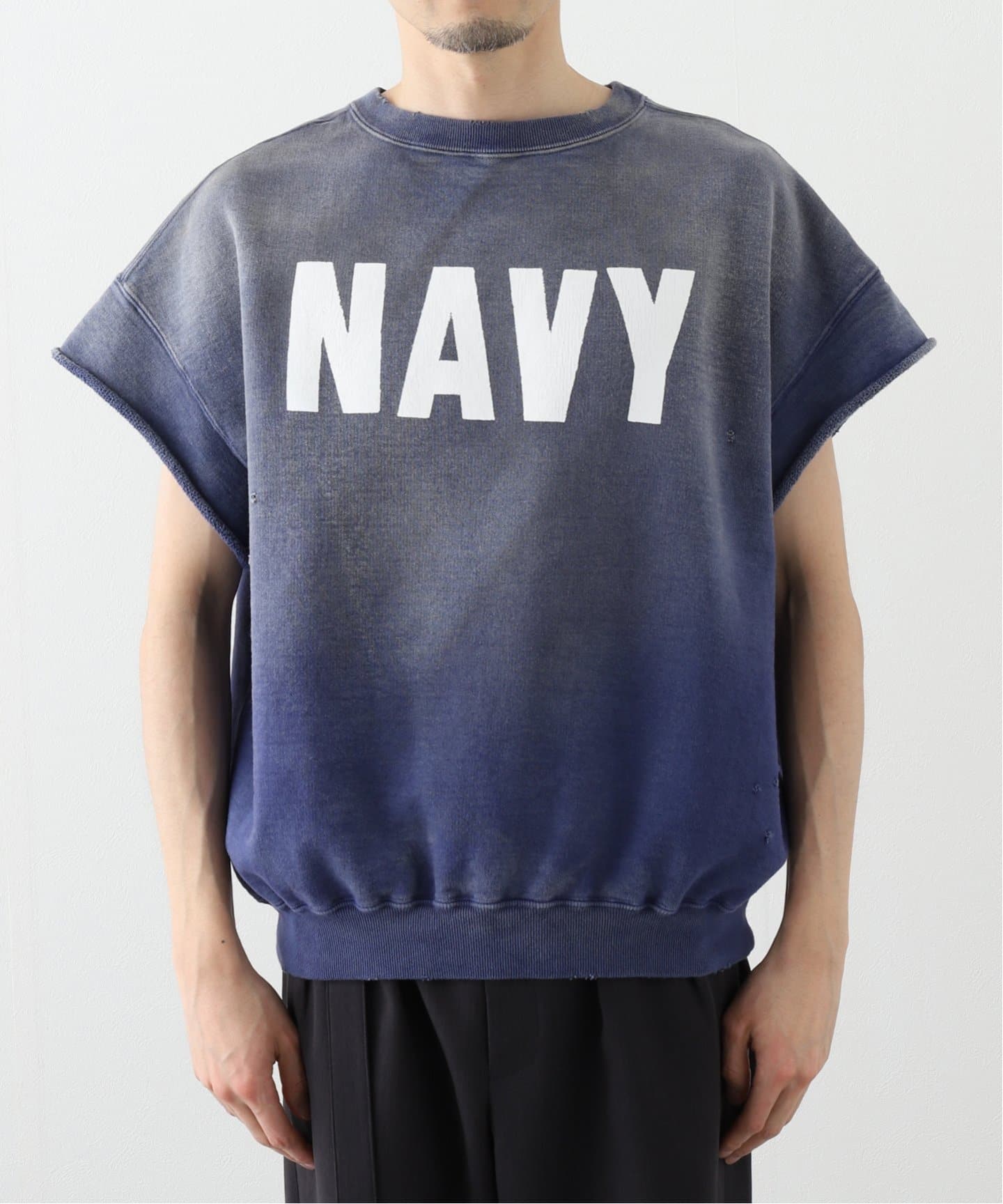 BOWWOW US NAVY SS SWEATSHIRT バウワウ BOWWOW / バウワウUS NAVY SS SWEATSHIRT（Tシャツ／カットソー