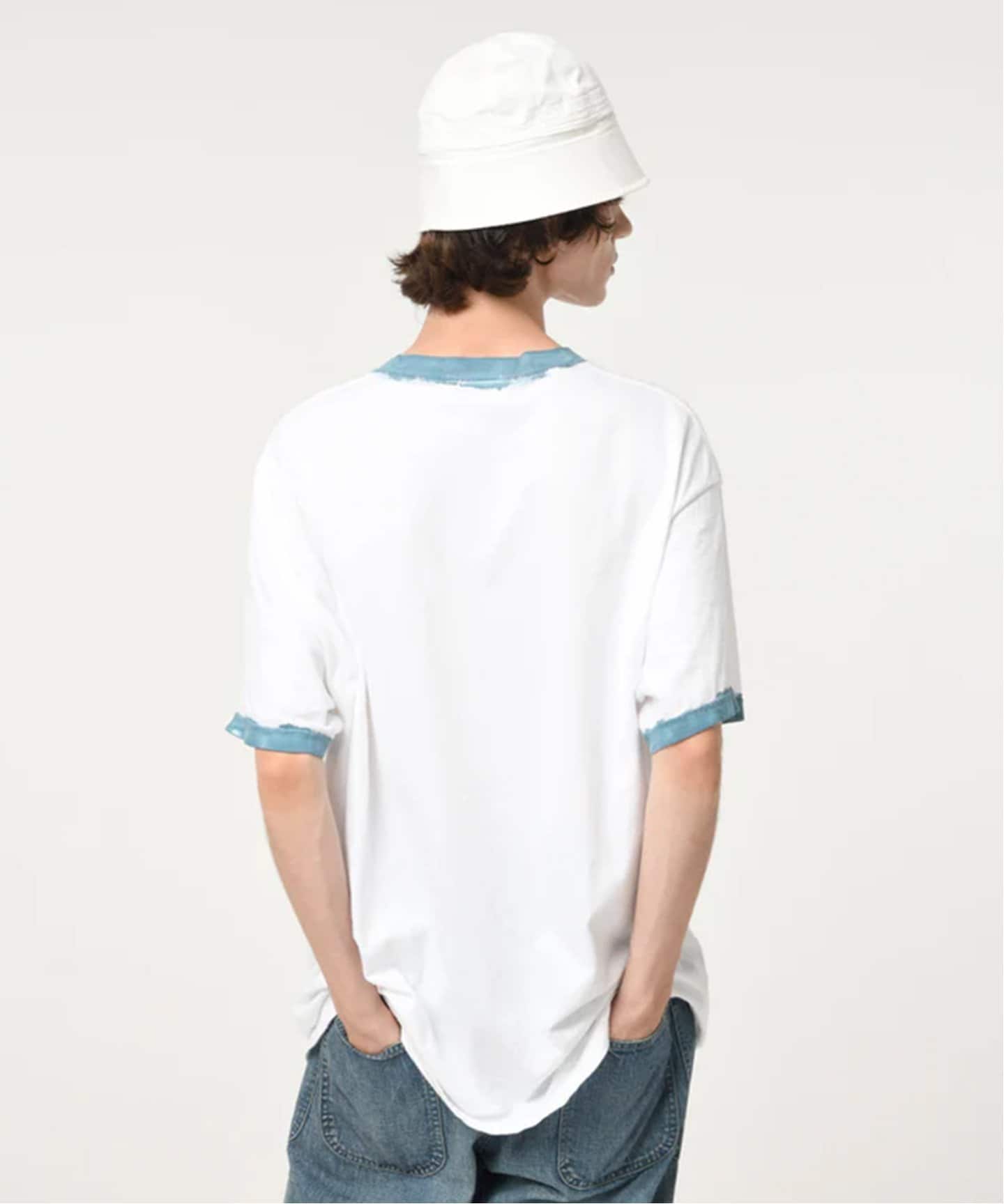 BOWWOWバウワウ/NAVAL AIR STATION TRIM TEE（Tシャツ／カットソー