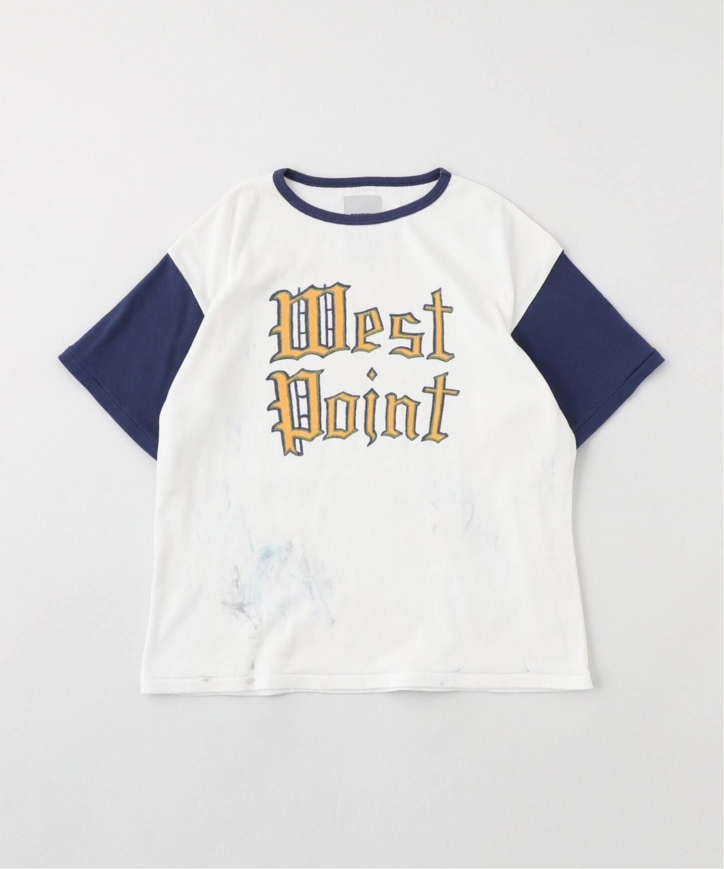 BOWWOW/ バウワウ WEST POINT LOGO RIBBED SS CS（Tシャツ／カットソー 
