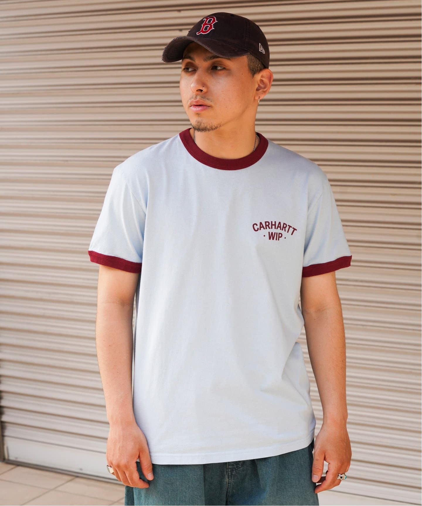Tシャツ・カットソー CARHARTT L/S 89 RINGER T-SHIRT 5SA333 CARHARTT L/S 89 RINGER T-SHIRT 5SA333 (Carhartt/Tシャツ