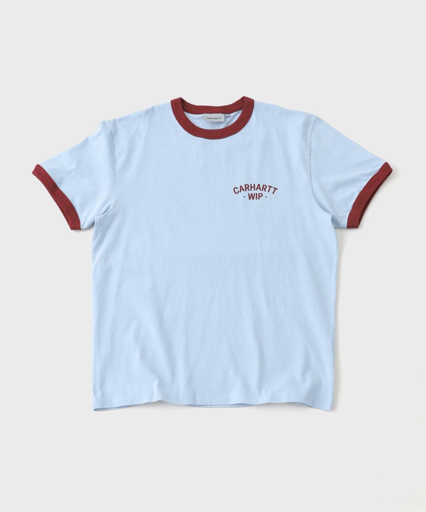 Tシャツ・カットソー CARHARTT S/S 89 RINGER T-SHIRT 5SA332 Carhartt WIP 89 Ringer T-Shirt | Pumpkin / Black – Page 89