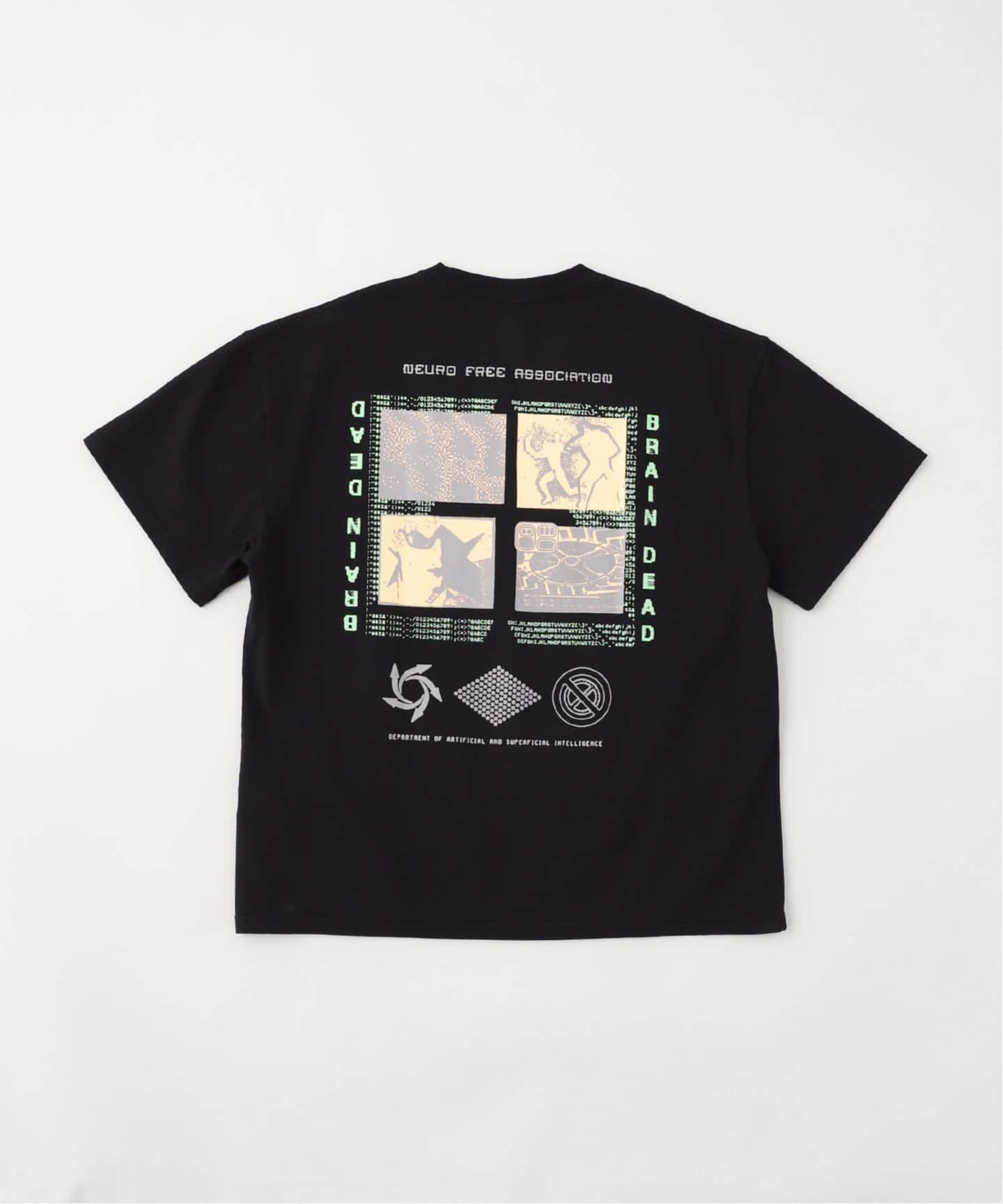 【BRAIN DEAD】ブレインデッド Neuro Free Association Tee BRAIN DEAD/ブレインデッド NEURO FREE ASSOCIATION T-SHIR(T