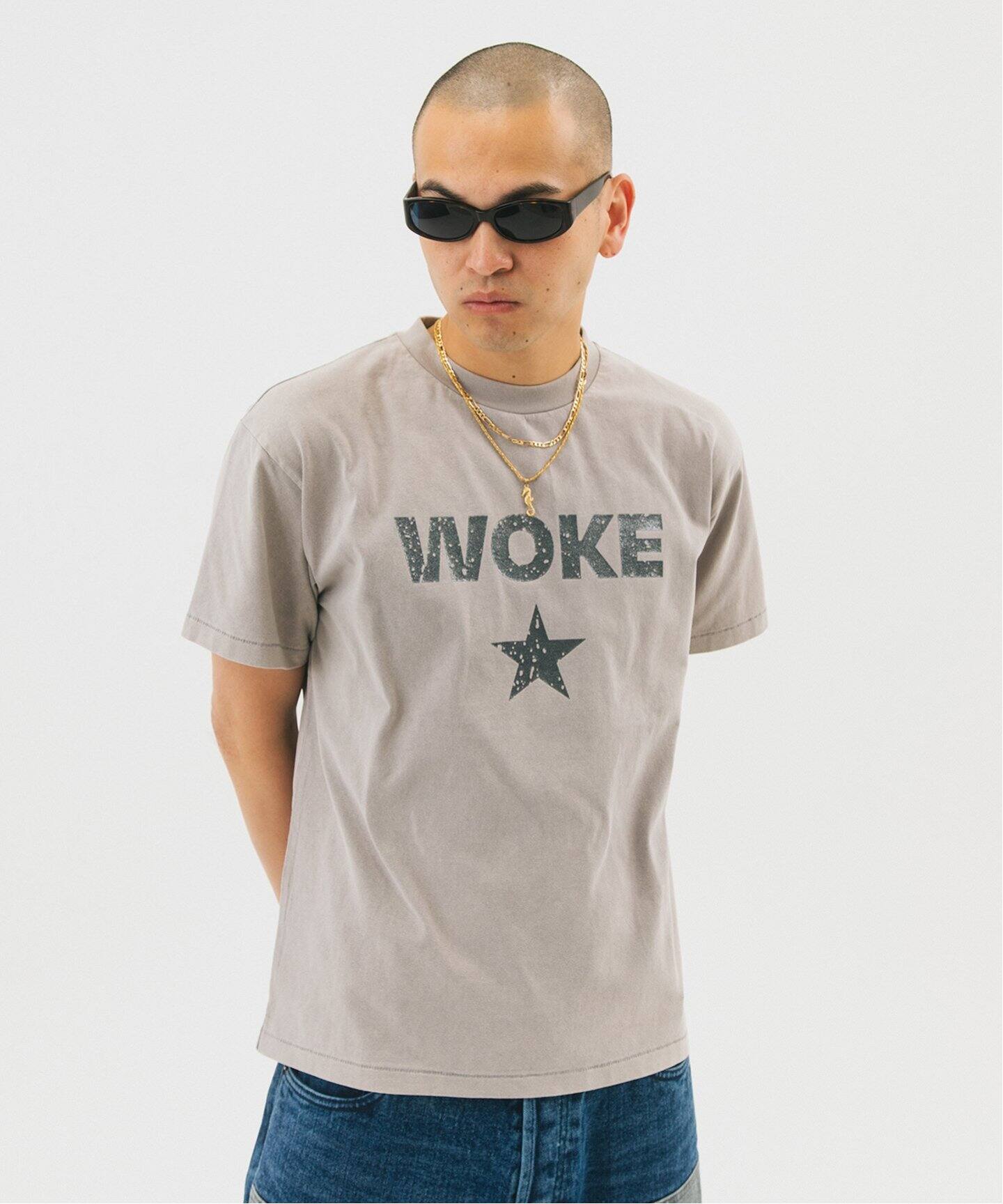 WOKE EDGE/ウォークエッジGlit Star Tシャツ（Tシャツ／カットソー