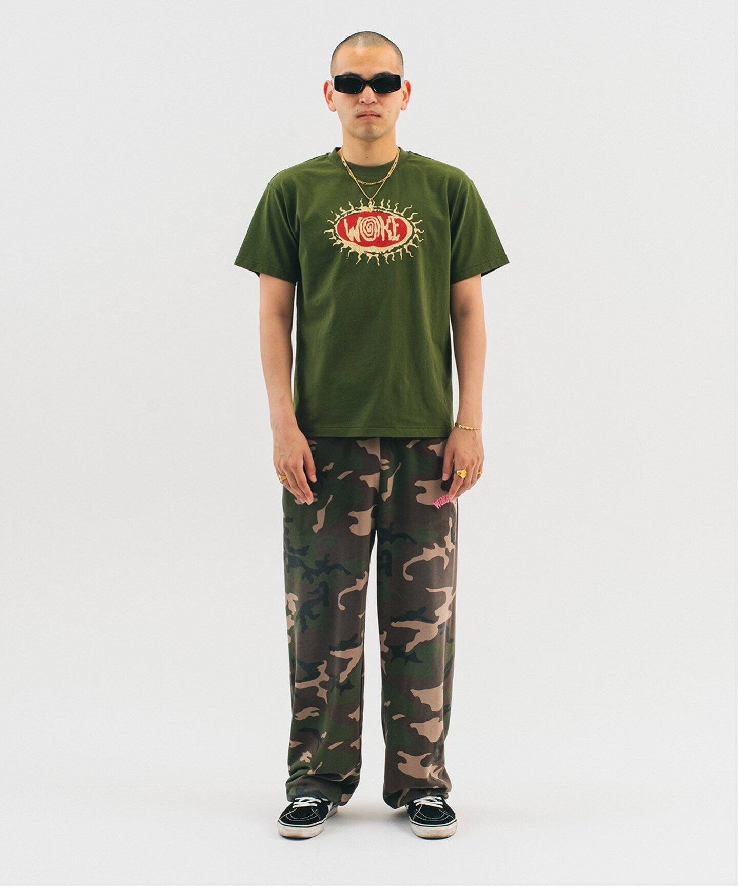 新品未使用　WOKE EDGE カモフラージュ柄 Tシャツ　Mサイズ WOKE EDGE/ウォークエッジHole Tシャツ（Tシャツ／カットソー）｜JOINT