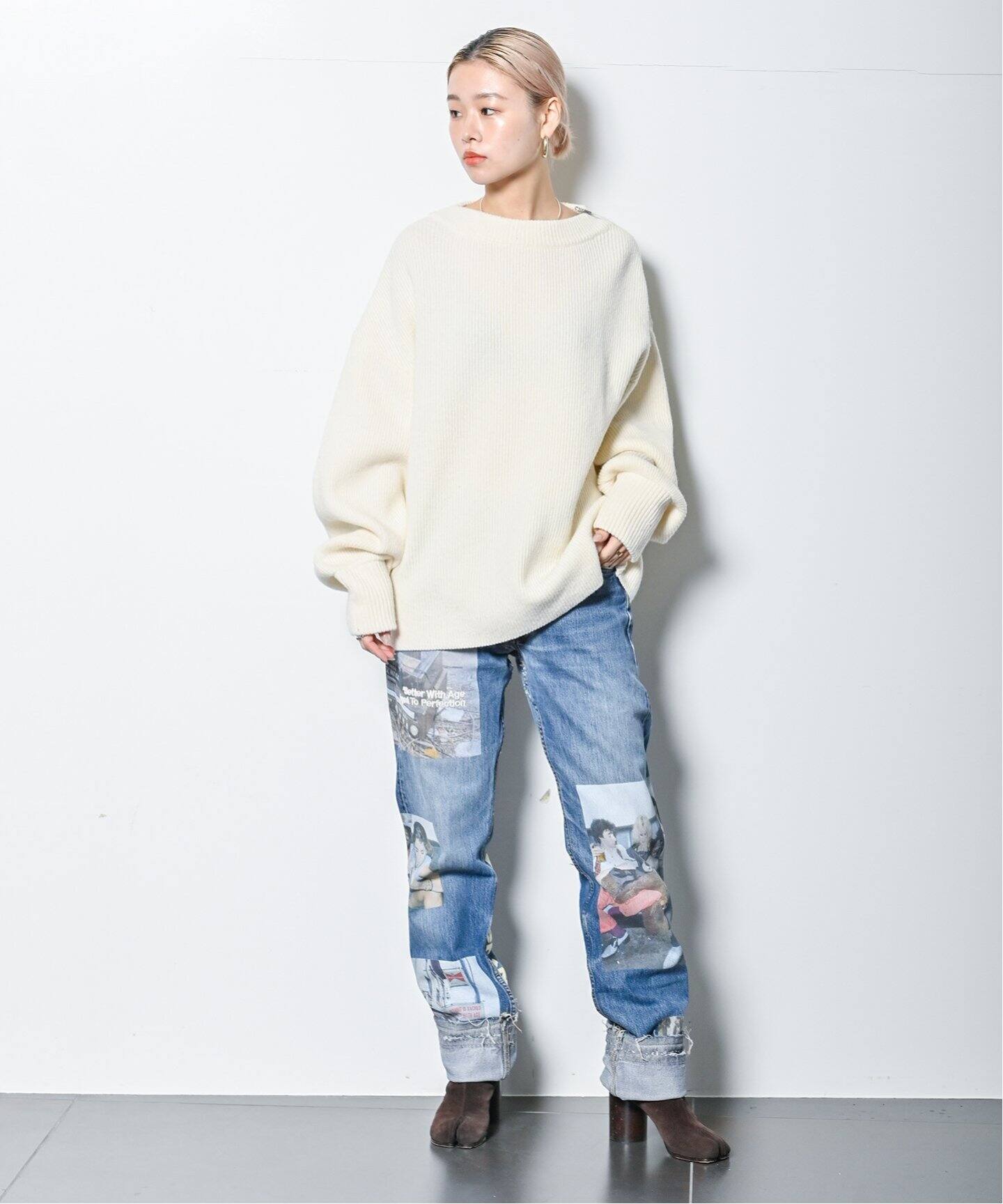 SHOULDER ZIP SWEATER：ニット（ニット／セーター）｜CITYSHOP