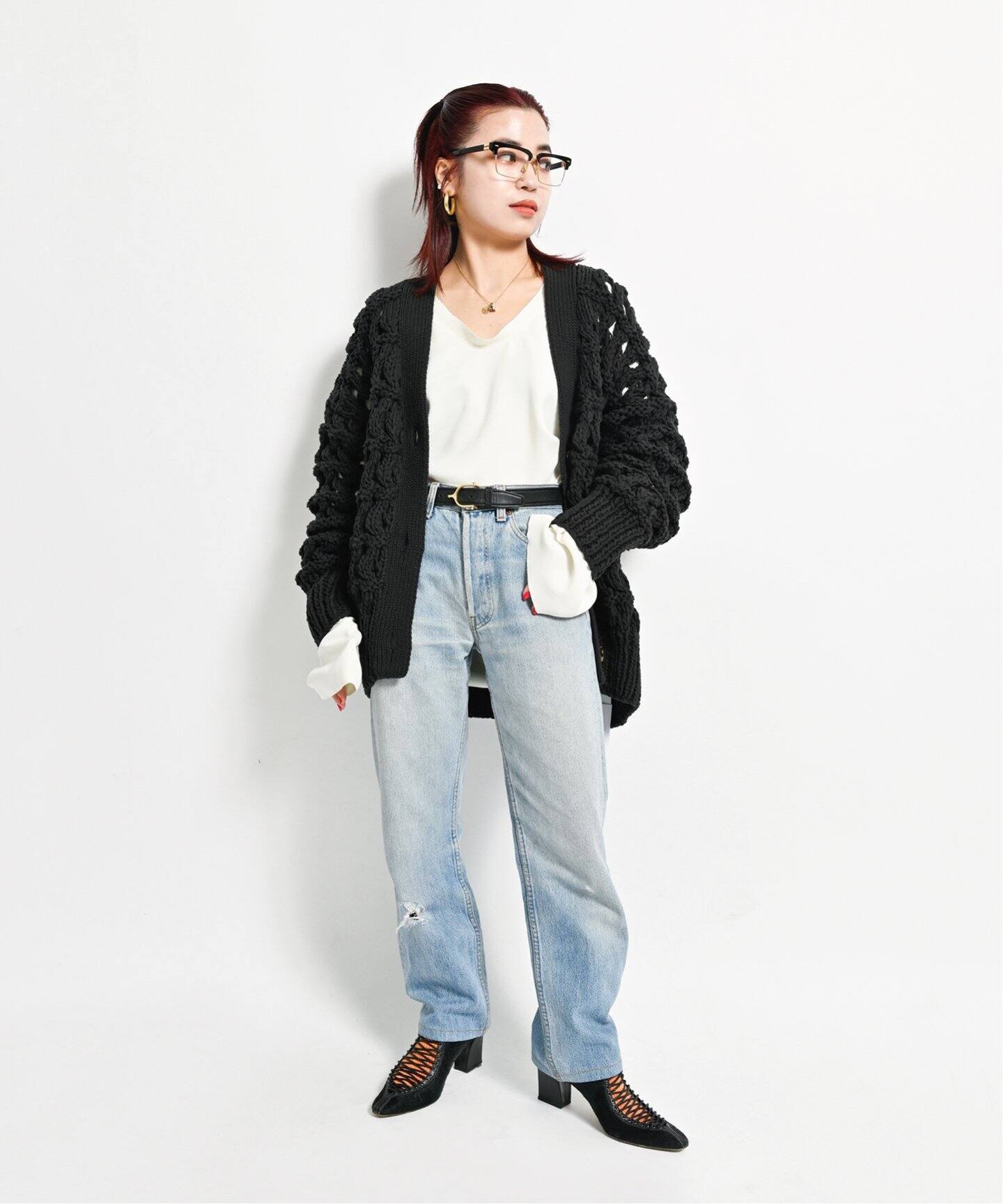 AMIAMI V-NECK CARDIGAN：ニット（ニット／セーター）｜CITYSHOP 
