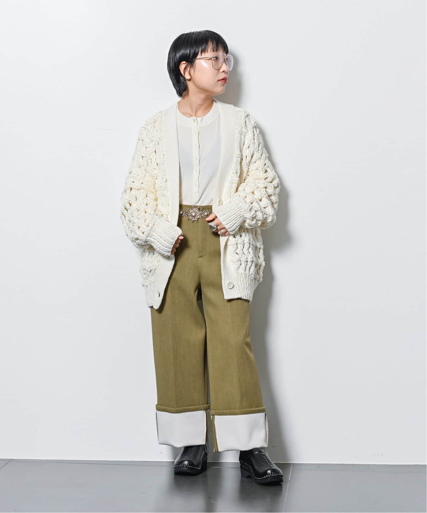 トップス CITY SHOP AMIAMIV-NECK CARDIGAN CITY SHOP AMIAMIV-NECK CARDIGAN