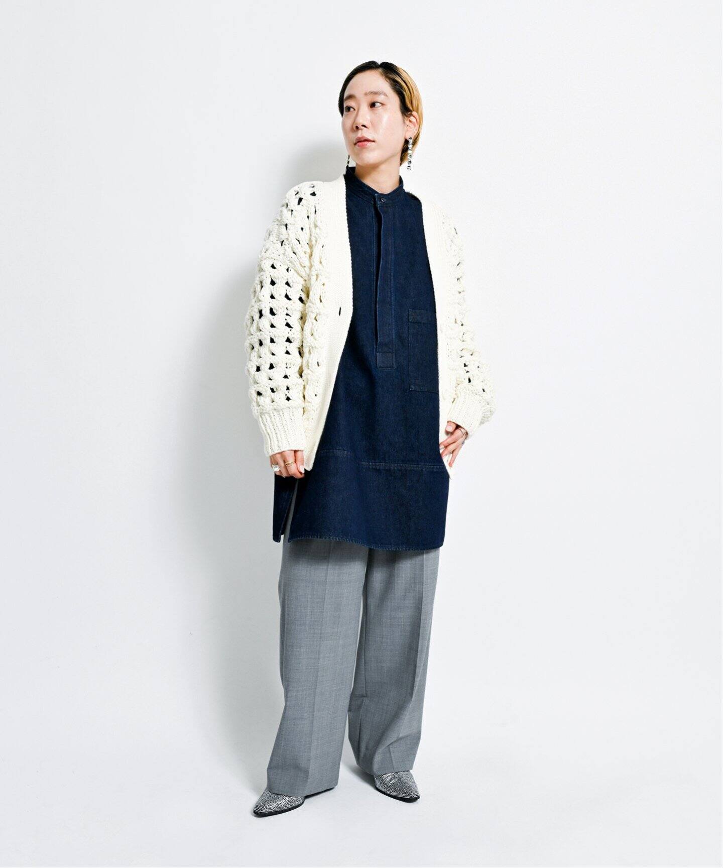 AMIAMI V-NECK CARDIGAN：ニット（ニット／セーター）｜CITYSHOP