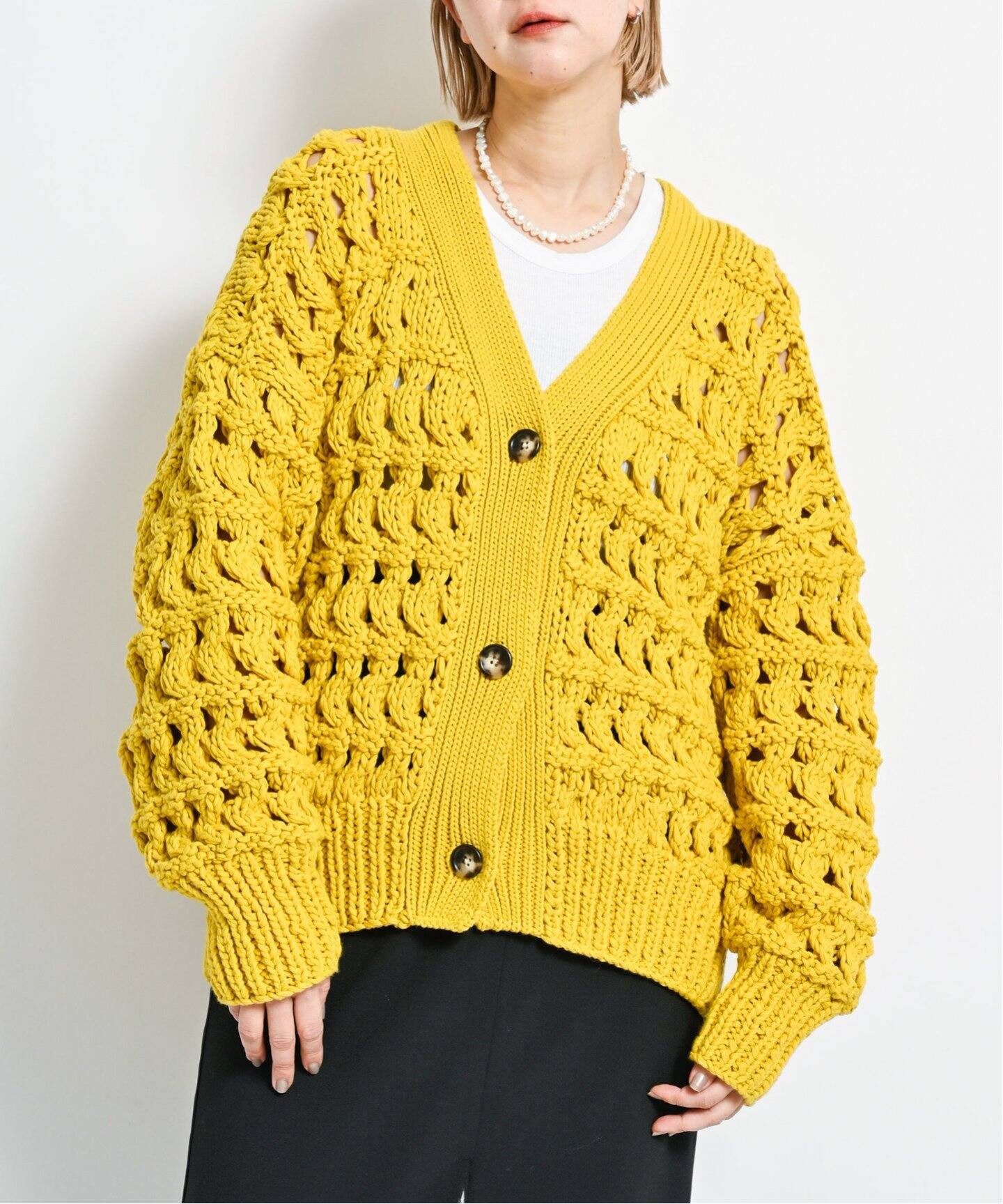 AMIAMI V-NECK CARDIGAN：ニット（ニット／セーター）｜CITYSHOP 