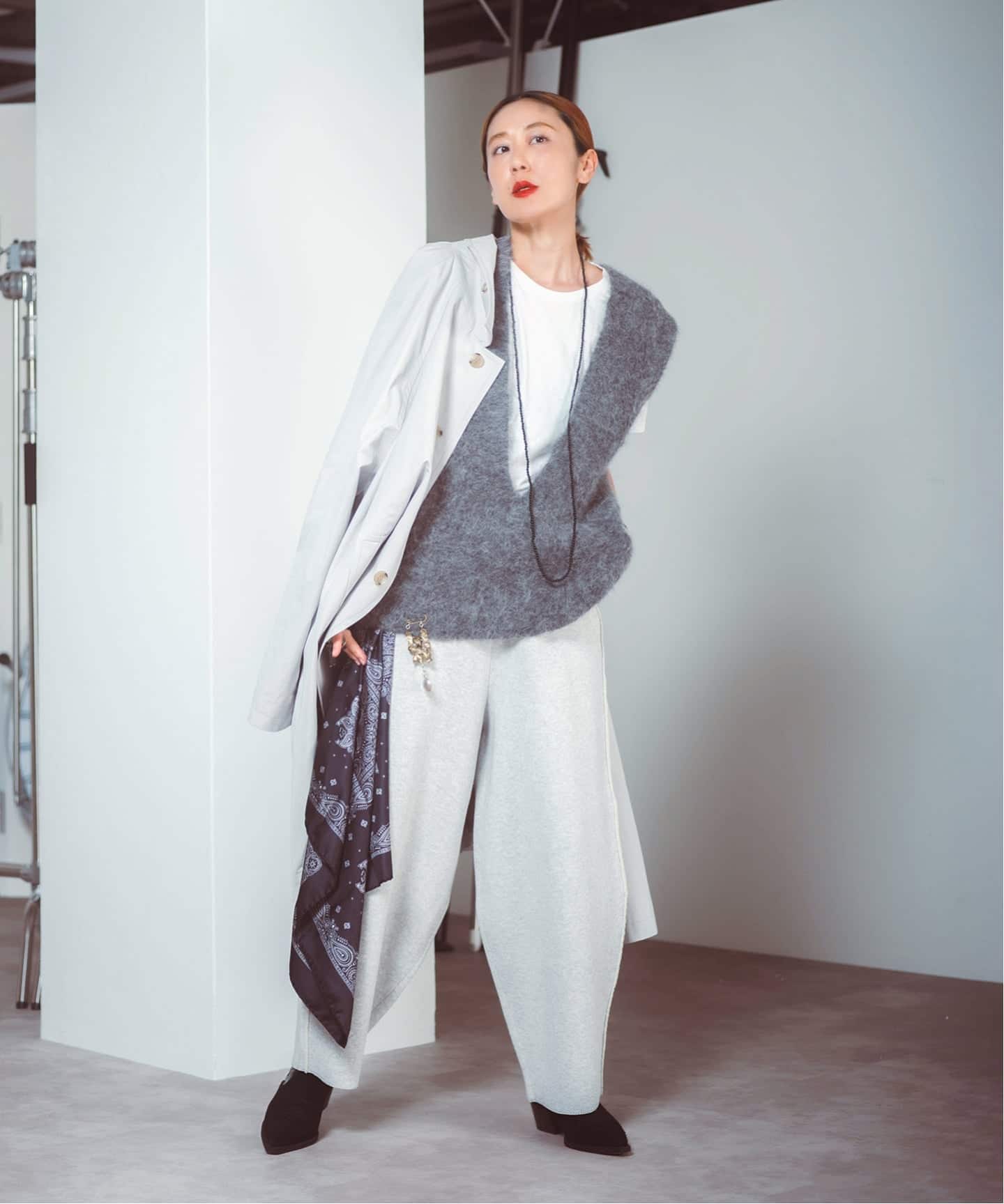 【shopaholic✩様】Lightly Knit Tops F ベージュ shopaholic✩サマ】Lightly Knit Tops F ベージュ