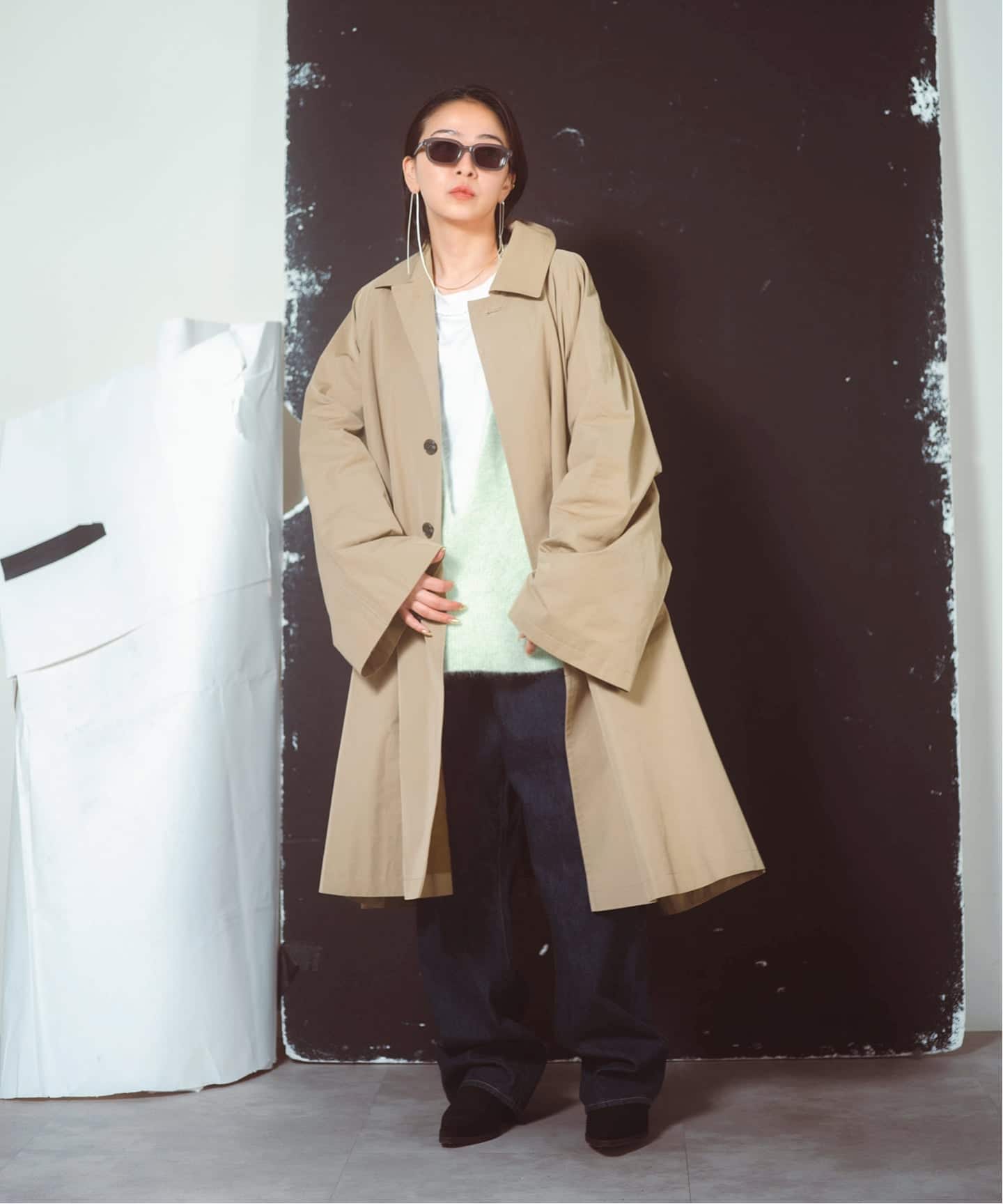 予約》“O” SHAGGY KNIT：ベスト（ニット／セーター）｜CITYSHOP