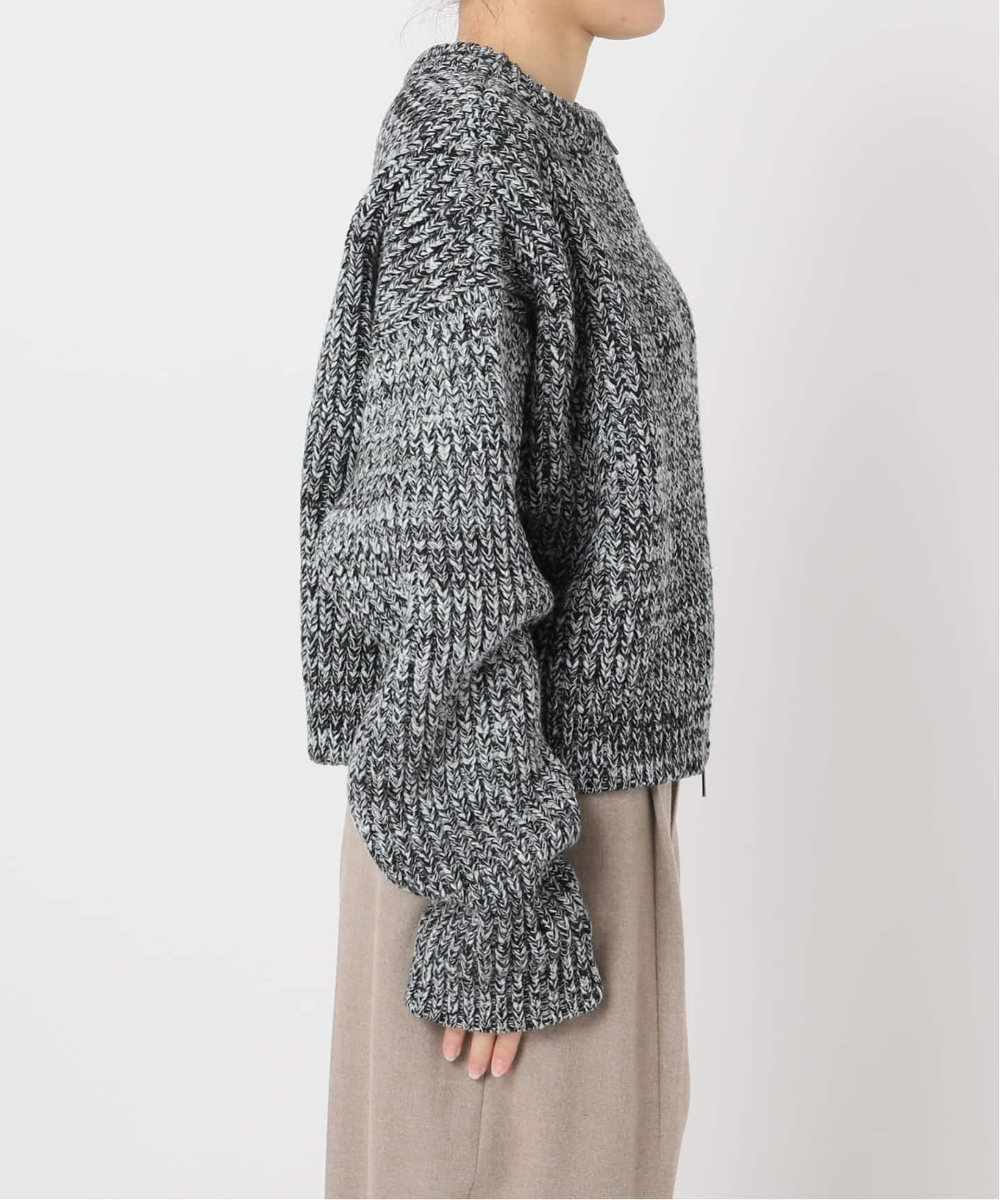 予約》AZE BULKY ZIP カーディガン：ニット（ニット／セーター