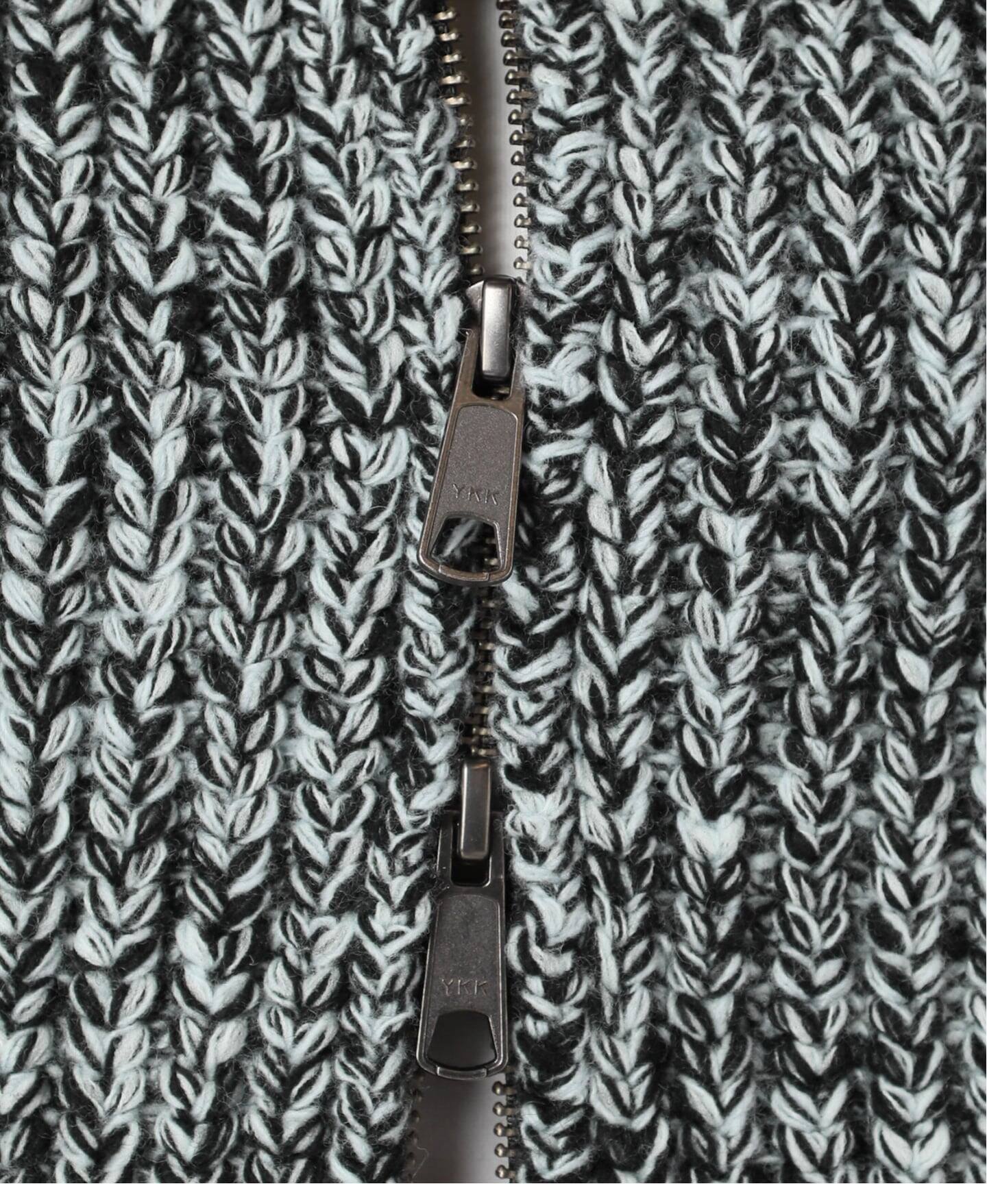 予約》AZE BULKY ZIP カーディガン：ニット（ニット／セーター