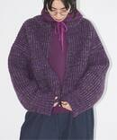 《予約》AZE BULKY ZIP カーディガン：ニット
