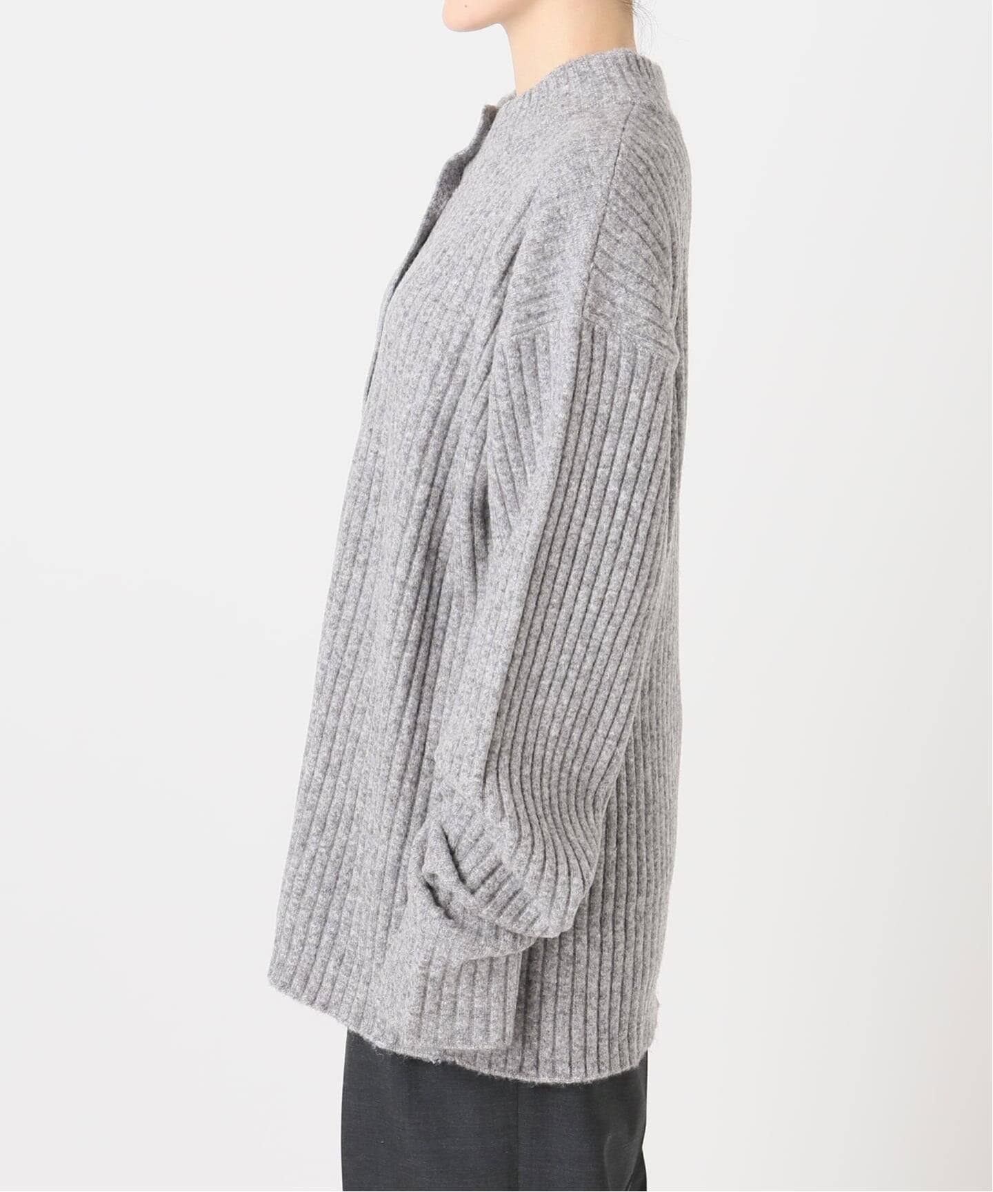 RIB HENRY NECK SWEATER：ニット（ニット／セーター）｜CITYSHOP
