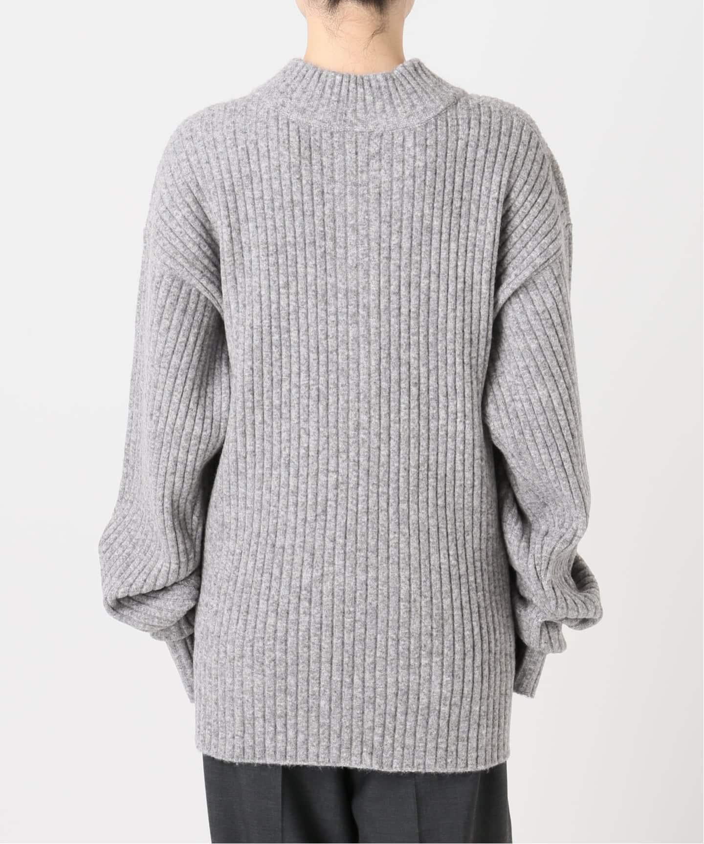RIB HENRY NECK SWEATER：ニット（ニット／セーター）｜CITYSHOP