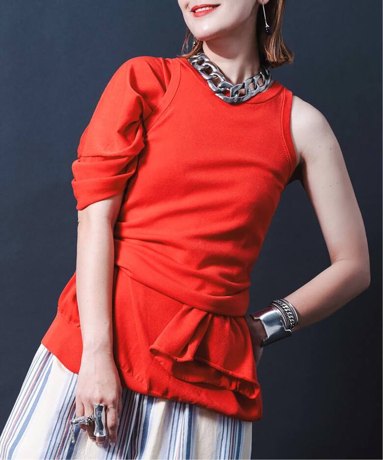 O”COTTON NAYLON T-SHIRT：ニット（ニット／セーター）｜CITYSHOP 
