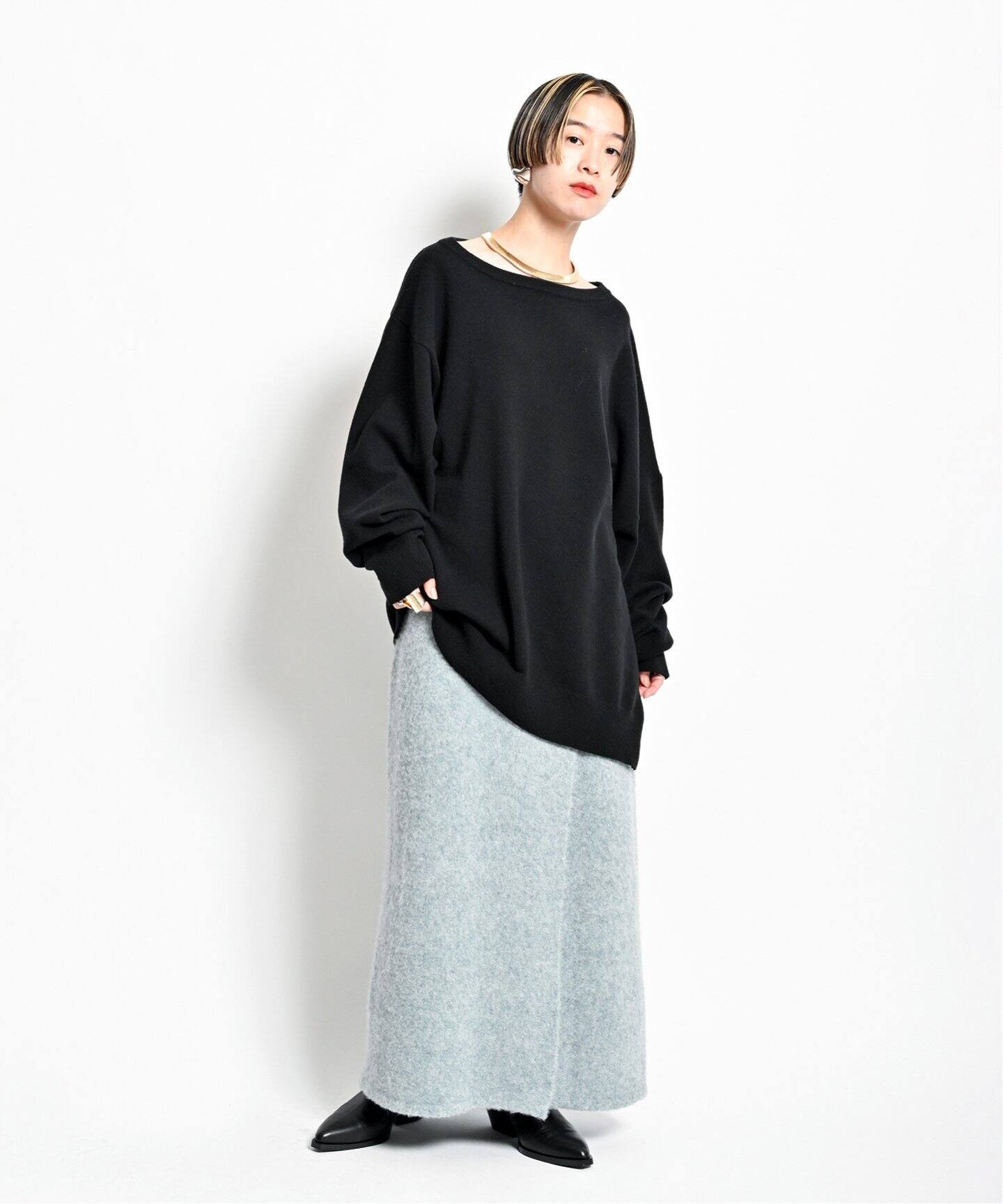 追加》OFF-SHOULDER STRETCH SWEATER 4（ニット／セーター