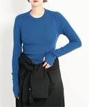 《予約》ROUTINE CREW NECK RIB TOP：ニット