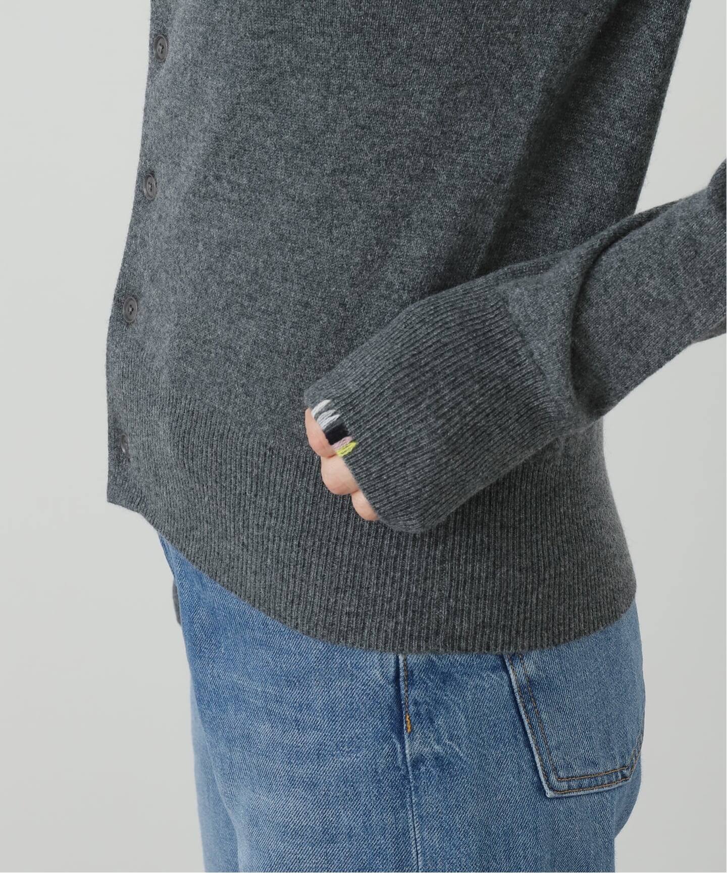 エクストリームカシミア　カーディガン　グレー Extreme Cashmere ジップアップ カシミアカーディガン | グレー