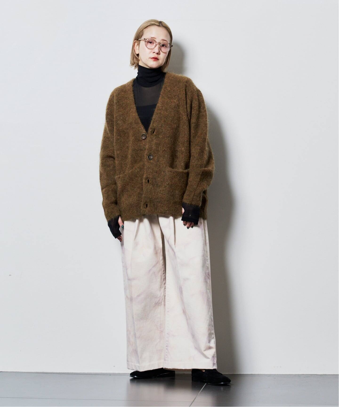 SAYAKA DAVIS MOHAIR CARDIGAN VKT301-MK：ニット（ニット／セーター