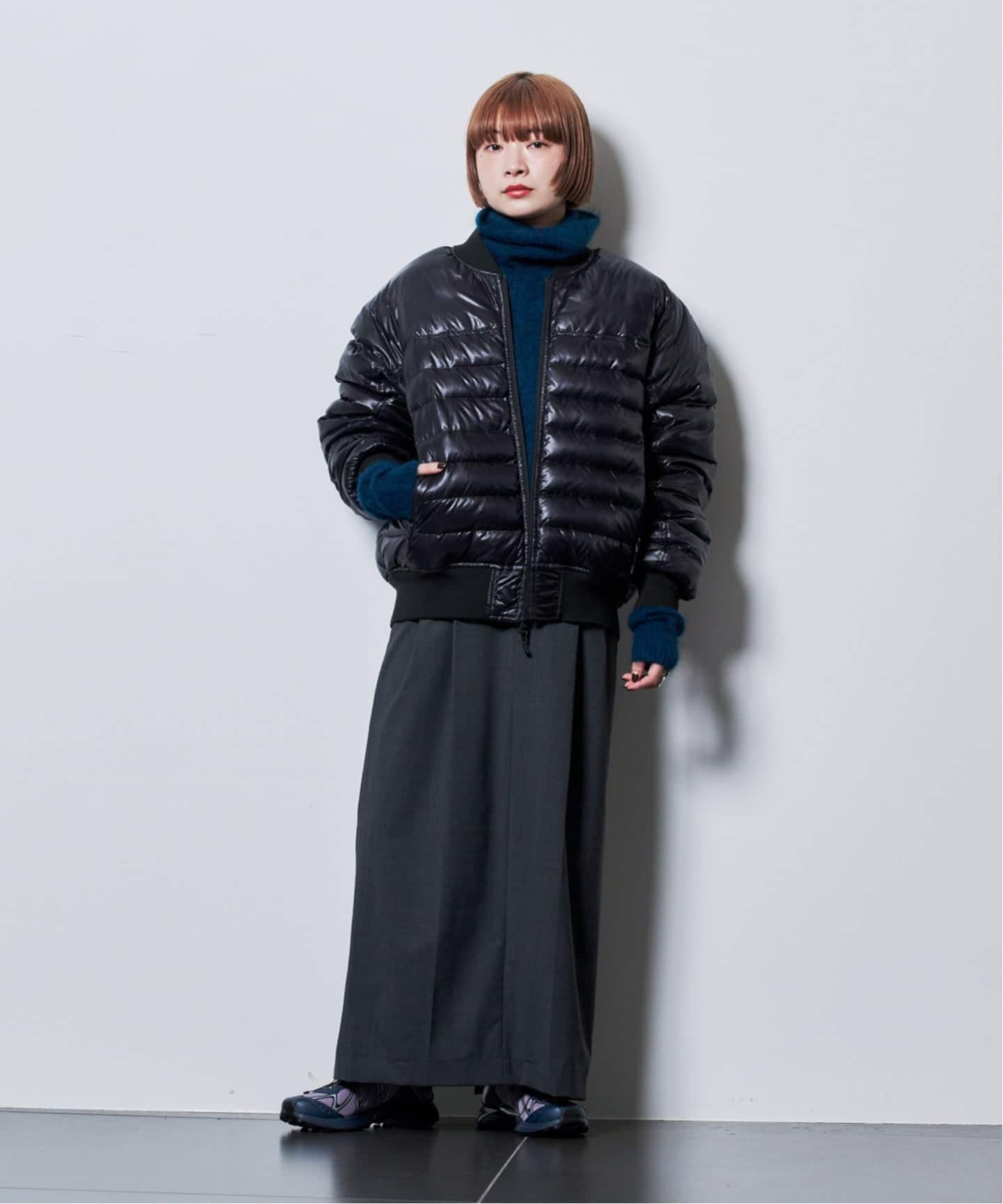 SAYAKA DAVIS MOHAIR HIGHNECK VKT302-MK：ニット（ニット／セーター