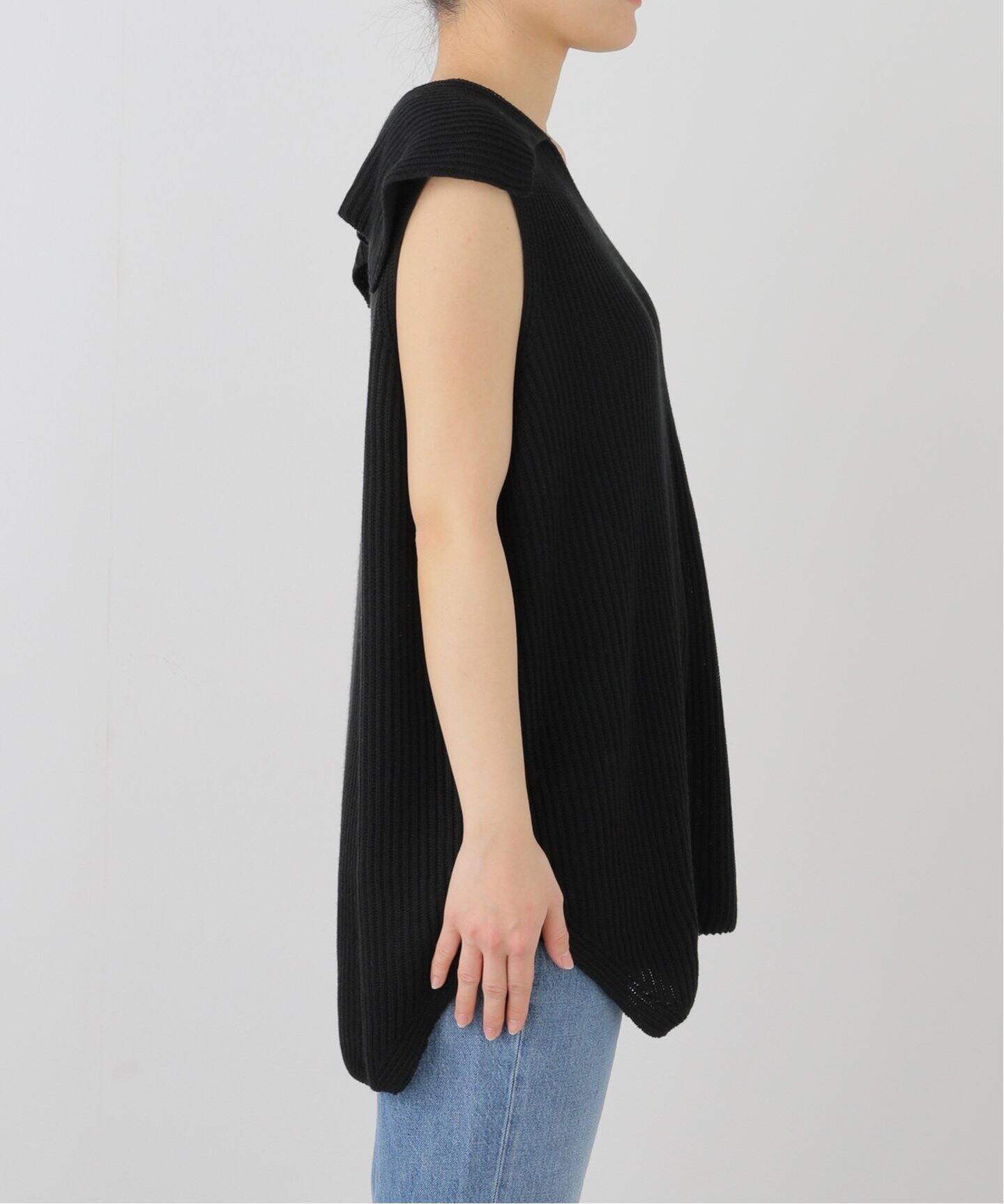 ニット セーター SEEALL WIDE COLLOR RIB TOP SAW53 KJ601：ニットトップス レディース SEEALL ニット セーター WIDE COLLOR RIB TOP SAW53 KJ601