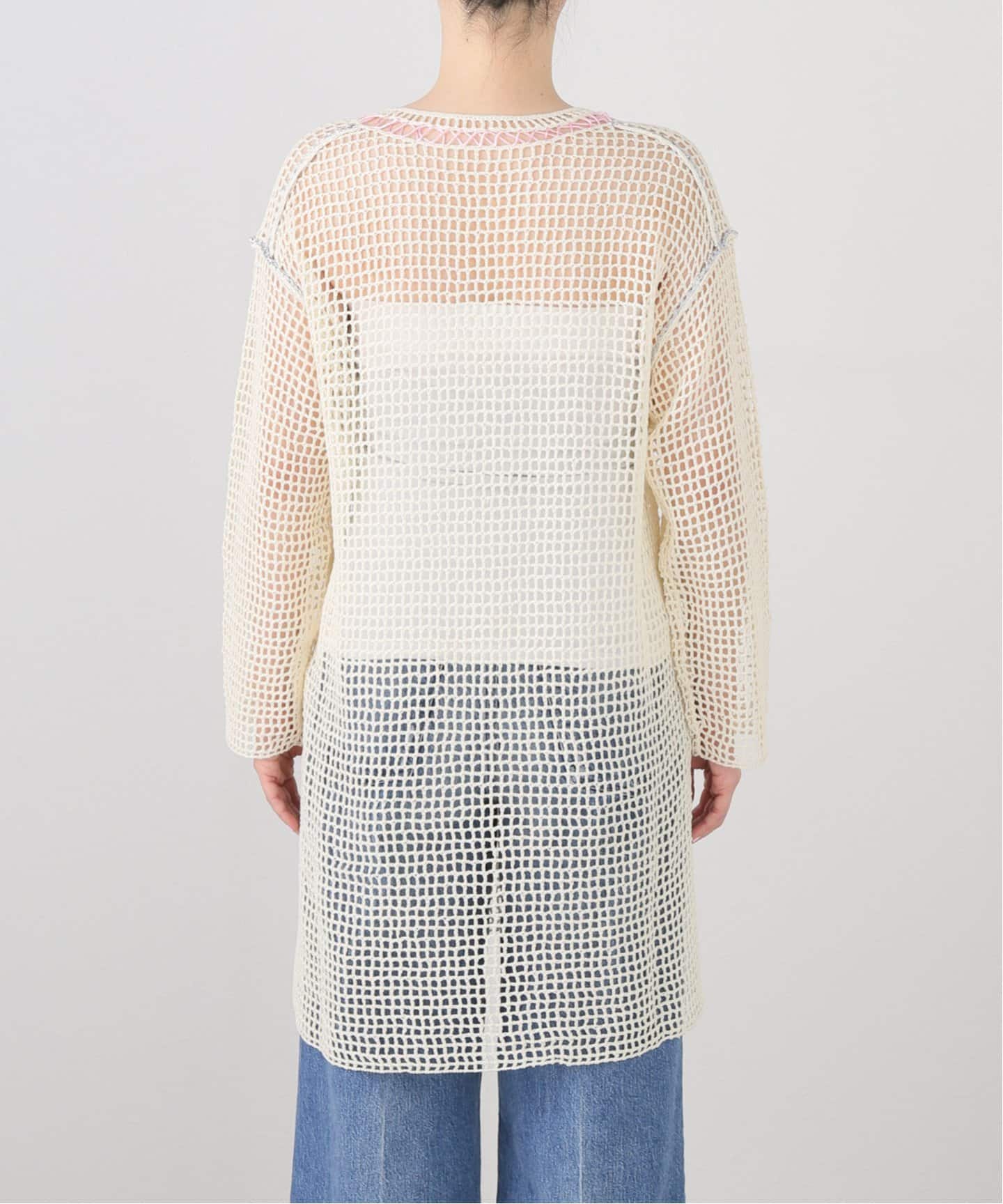 ニット セーター PONTI Mesh knitting Pullover PO1Q002-C：ニット レディース PONTI Mesh knitting Pullover PO1Q002-C：ニット（ニット