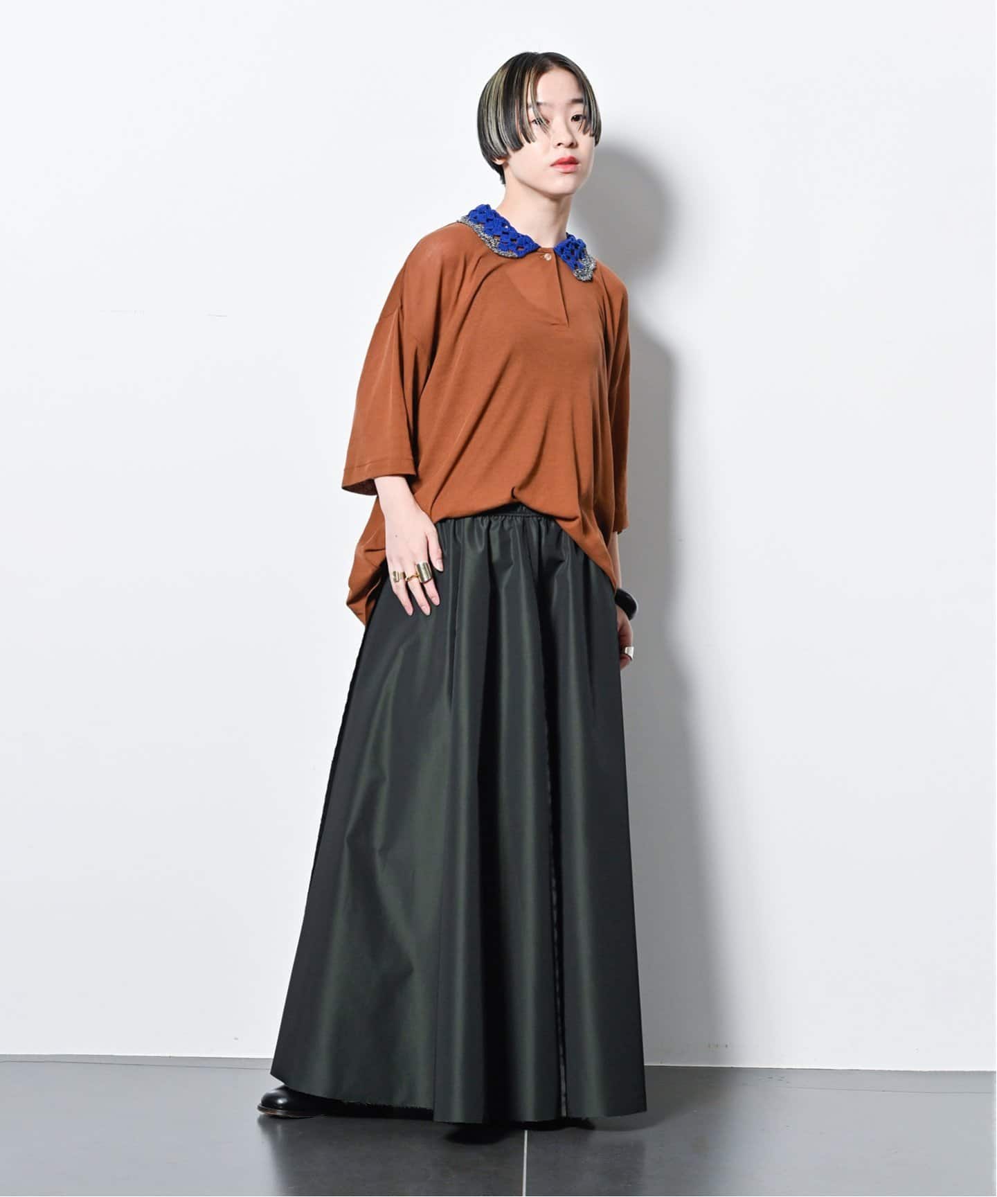 ニット セーター PONTI Crochet Collar Shirt PO1Q018：シャツ レディース PONTI Crochet Collar Shirt PO1Q018：シャツ（ニット／セーター