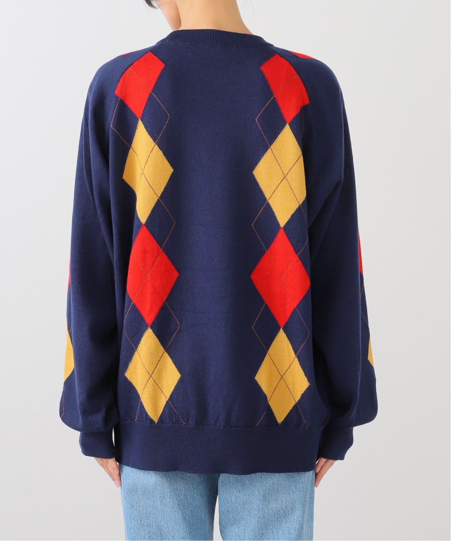 CREAM SODA／ARGYLEセーターBLACK CREAM SODA／ARGYLEセーターBLACK