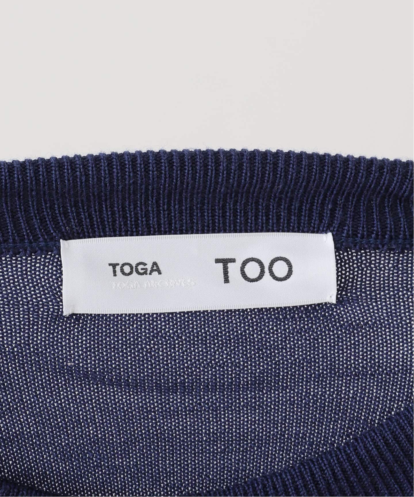 ニット セーター TOGA TOO Argyle knit pullover TZ252-XN942：ニット レディース TOGA TOO Argyle knit pullover TZ252-XN942：ニット（ニット