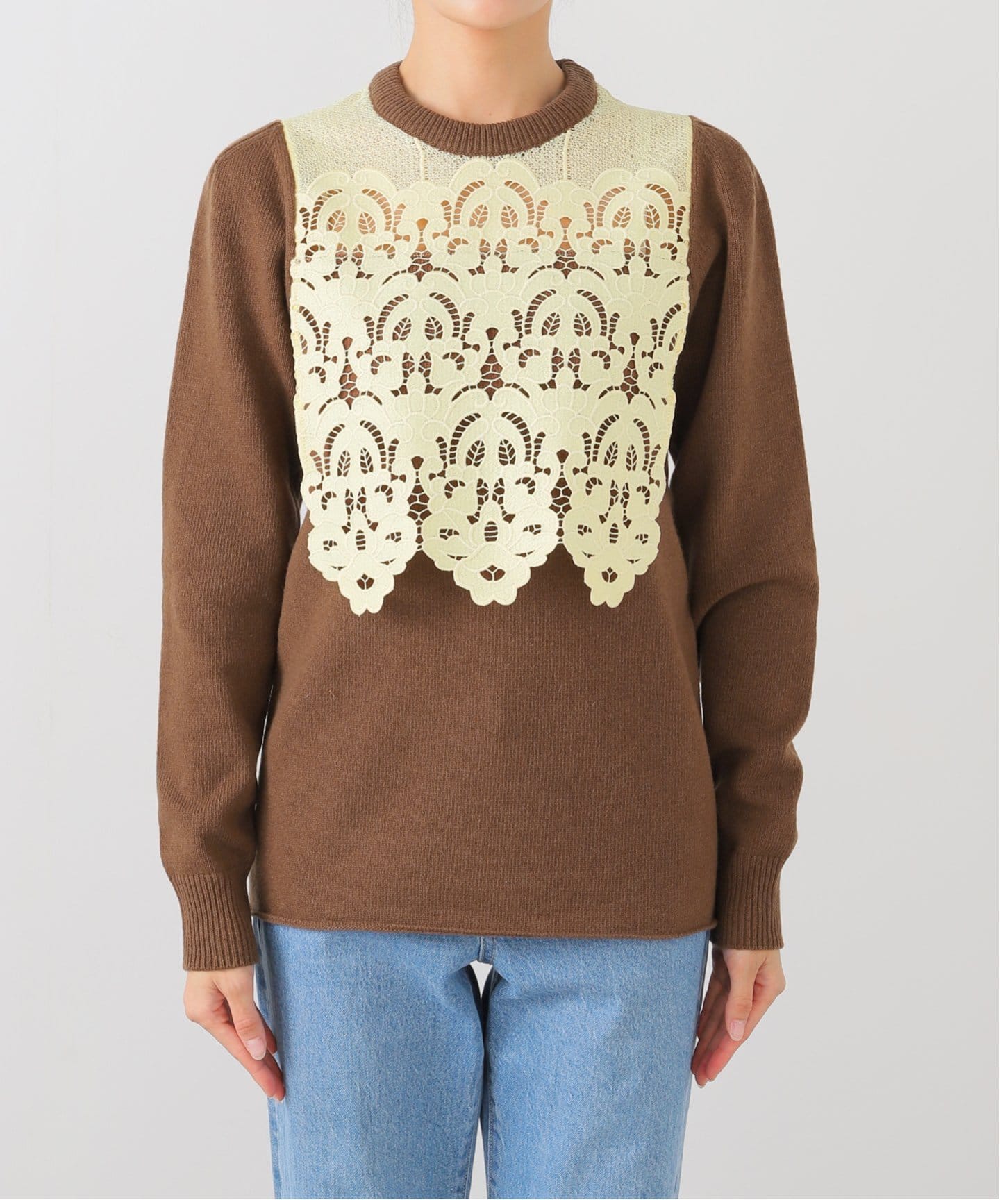 TOGA PULLA Lace knit pullover TP252-XN203：ニット（ニット