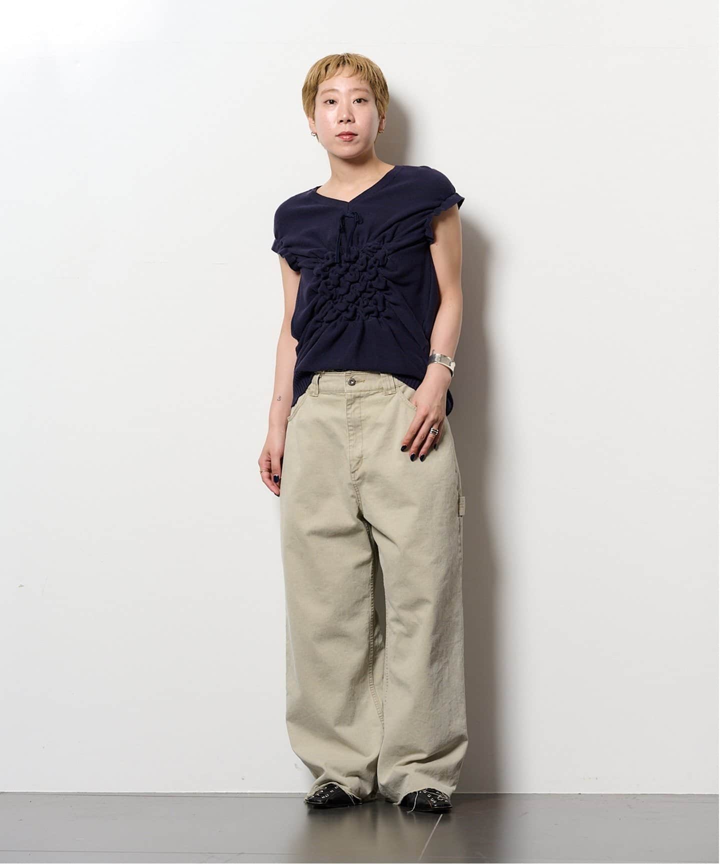 トップス estudio 1999 ANHELO KNIT TOP estudio 1999 ANHELO KNIT TOP：ニット（ニット／セーター
