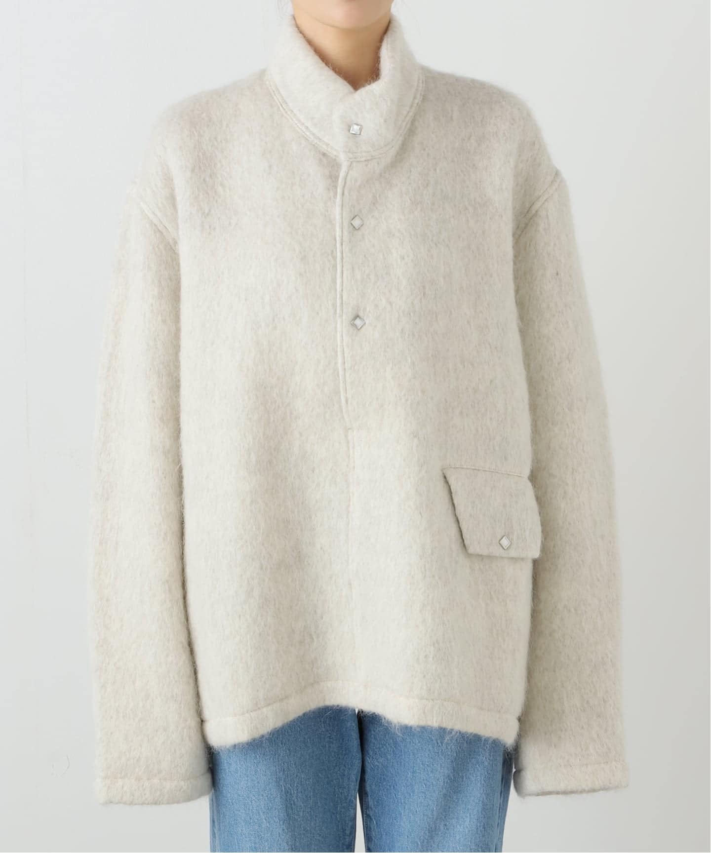 TANAKA PULLOVER SHAGGY TOP ST-223：ニット（ニット／セーター