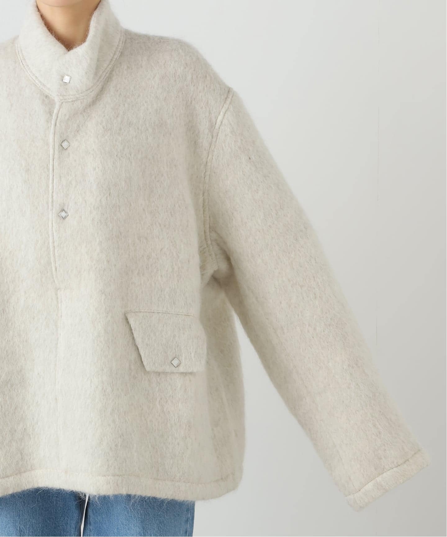 TANAKA PULLOVER SHAGGY TOP ST-223：ニット（ニット／セーター