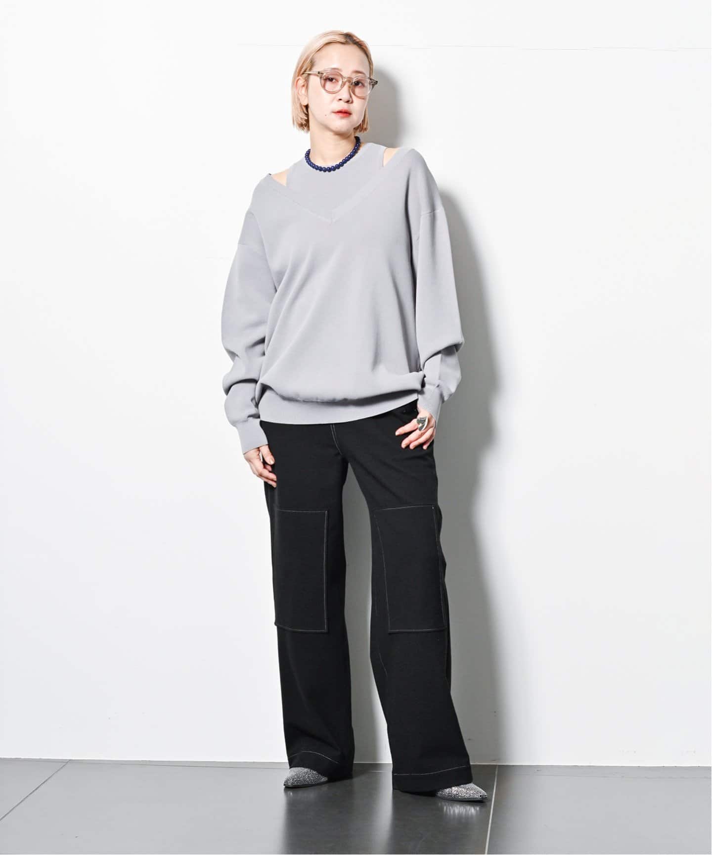 ONIT MILANO RIB KNIT AMERICAN NS TANK TOP 25SS-ON198：タンクトップ