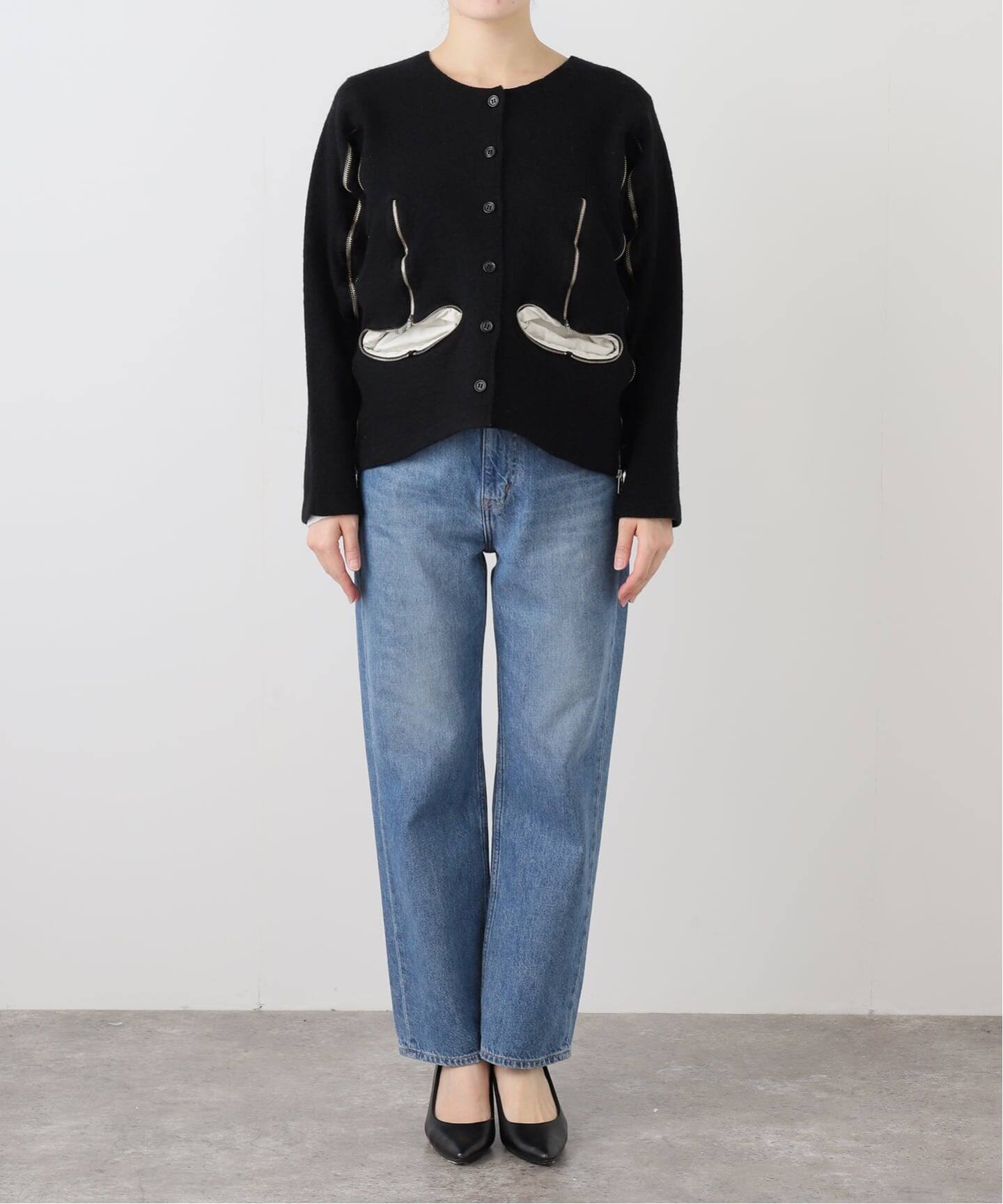 PILLINGS INSIDE ZIP CARDIGAN 4210400133：ニット（ニット／セーター