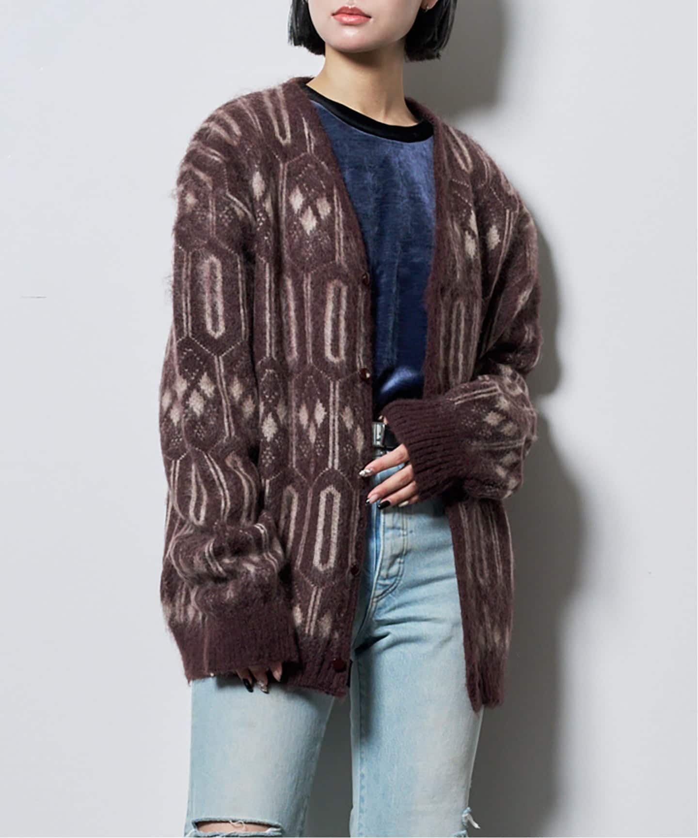 NEEDLES MOHAIR CARDIGAN RW357：カーディガン（ニット／セーター