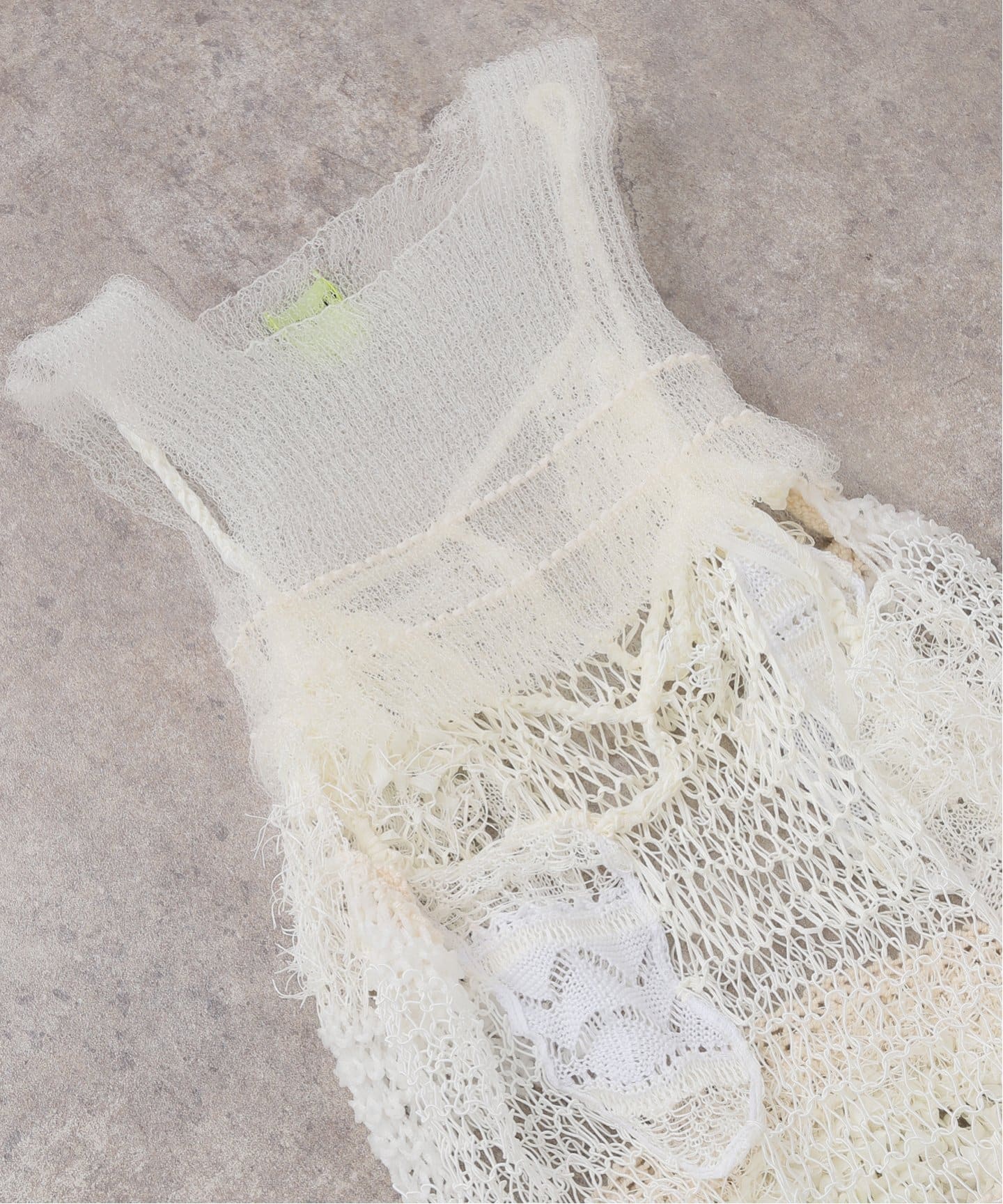 ODAKHA 別注 WHITE SPECTER MIXTURE CAMISOLE OH25SSHK10：ニット