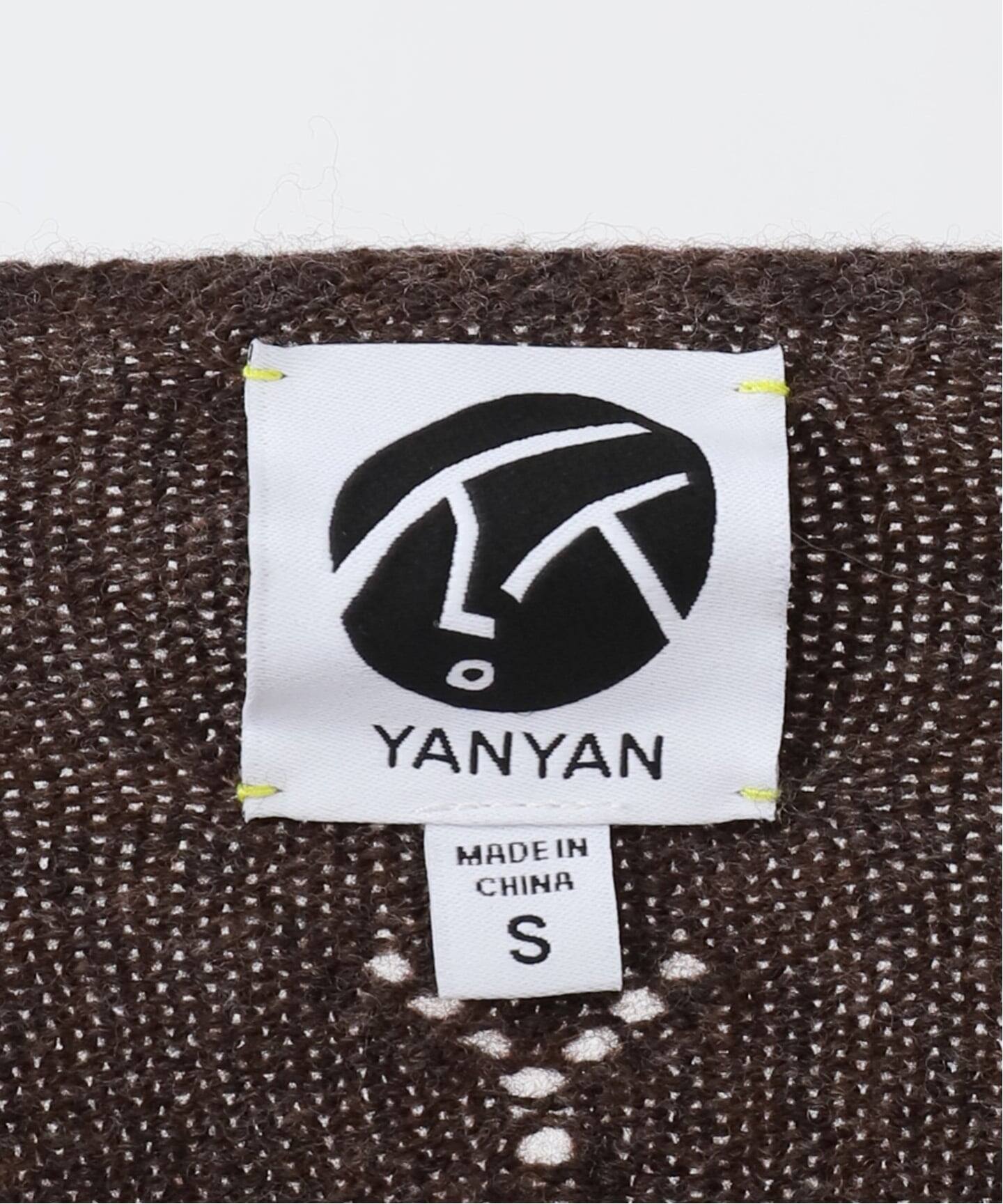 YANYAN DAISY CREW TANK YYW25-1361：ニットベスト（ニット／セーター