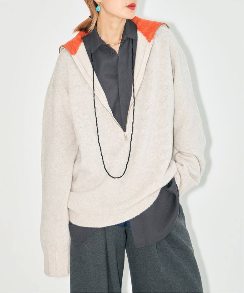 TENNE 別注 ZIP PULLOVER 11.804. 17E：ニット（ニット／セーター  