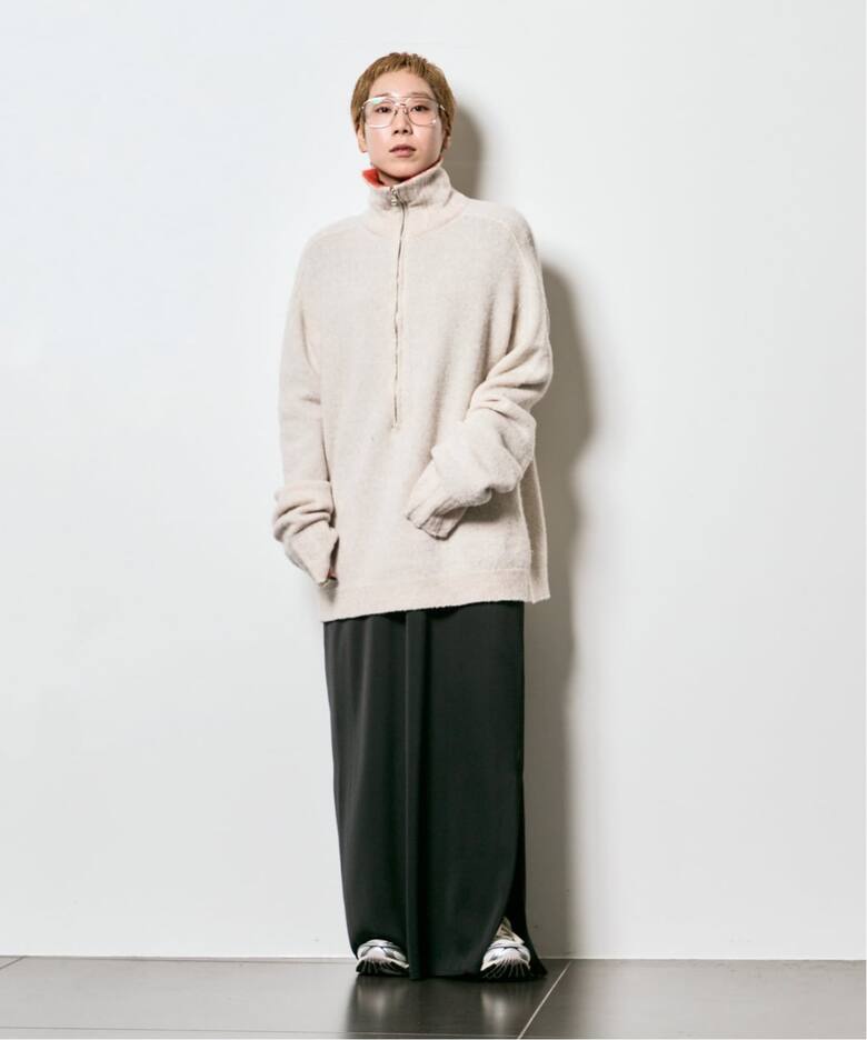 TENNE 別注 ZIP PULLOVER 11.804. 17E：ニット（ニット／セーター  