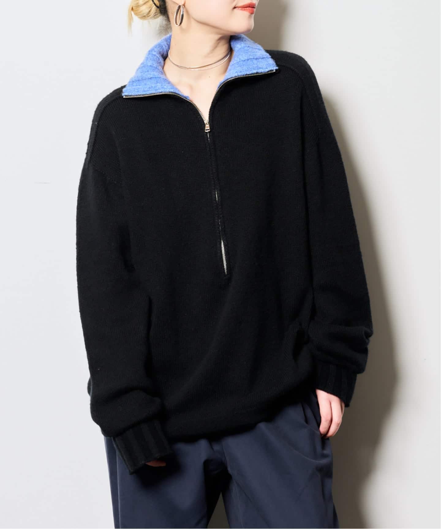 《予約》TENNE 別注 ZIP PULLOVER 11.804. 17E：ニット