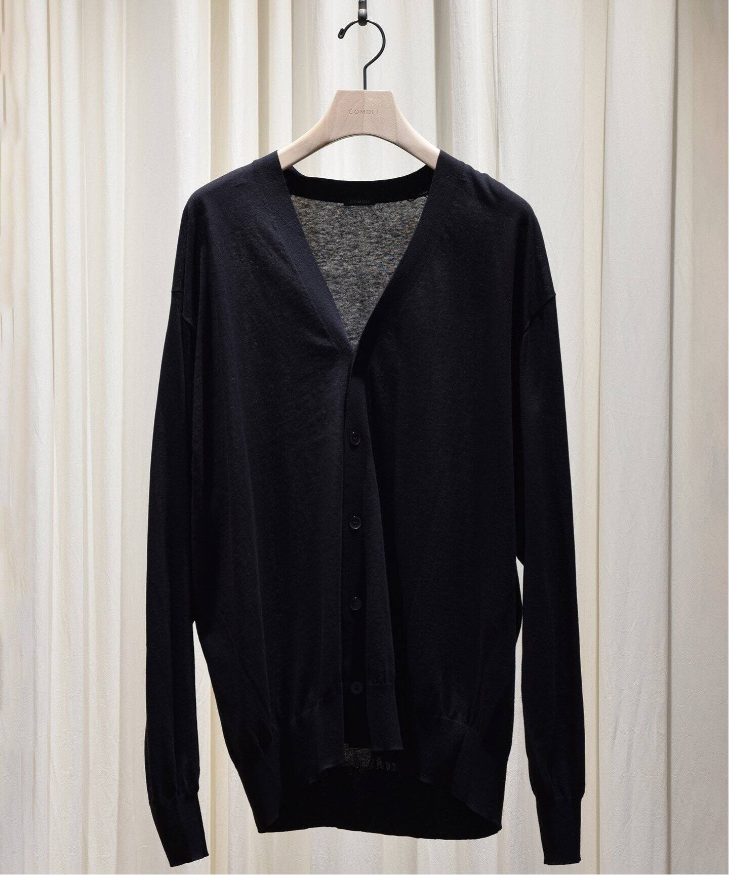 COMOLI / コモリ】 コットン Vネックカーディガン B01-060 02 