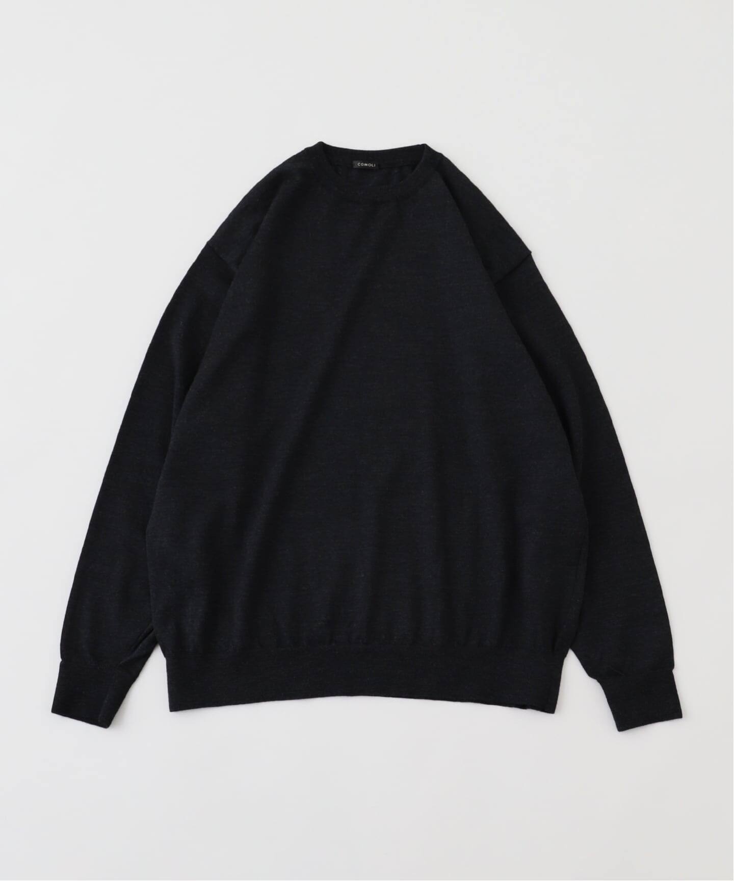 COMOLI / コモリ】ウール クルーネックニット（ニット／セーター）｜L