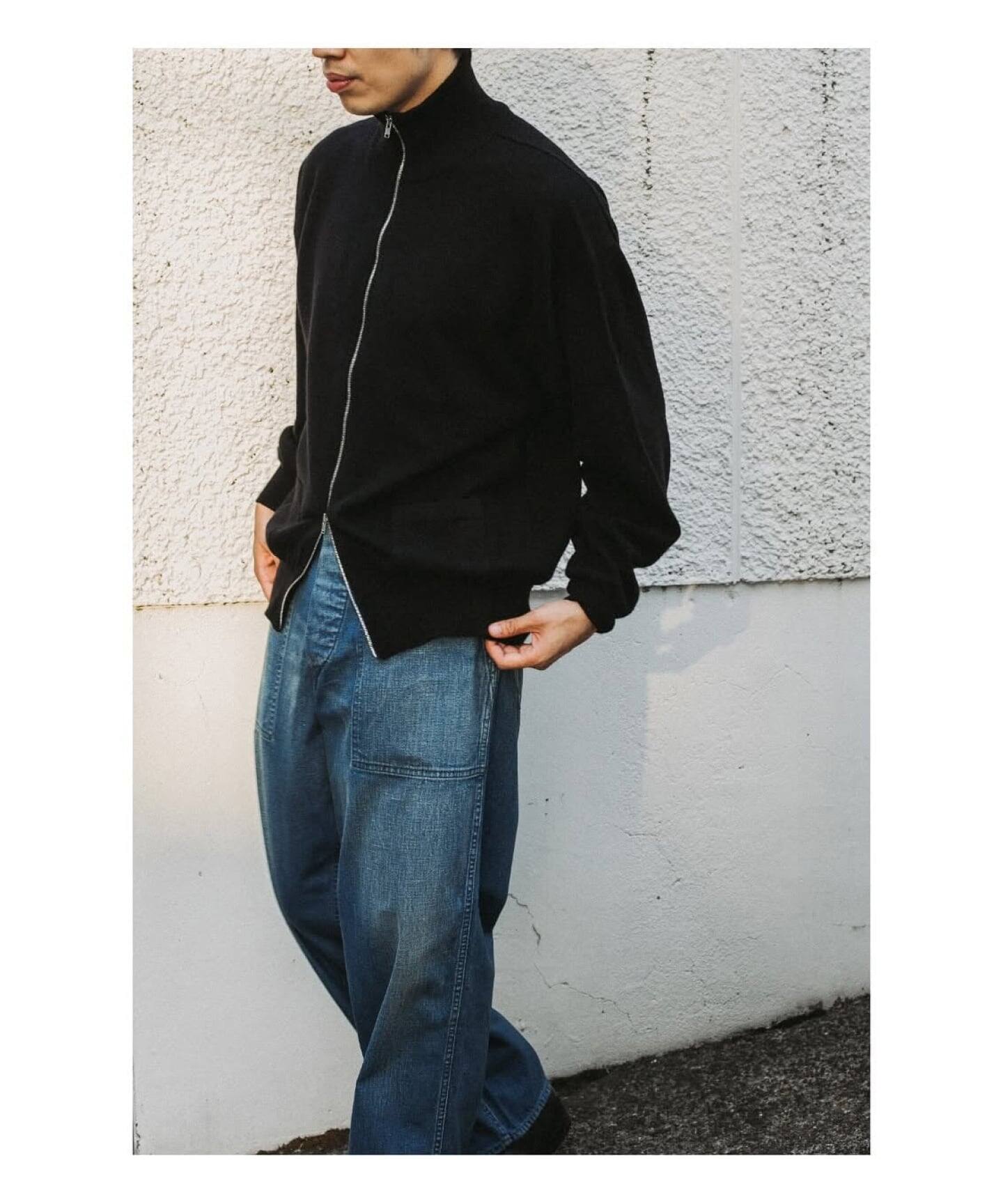 HERILL / ヘリル】 American deadstock Zipup Sweater 25-080- HL-8030
