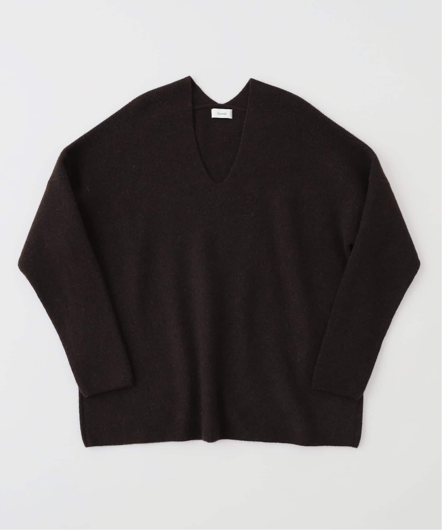NOMATノマット】YAK V-neck Sweater：ニット（ニット／セーター）｜L