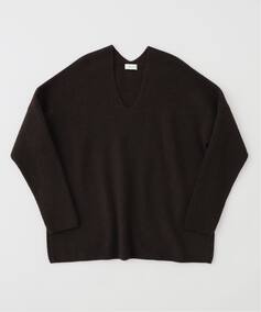 NOMATノマット】YAK V-neck Sweater：ニット（ニット／セーター）｜L 