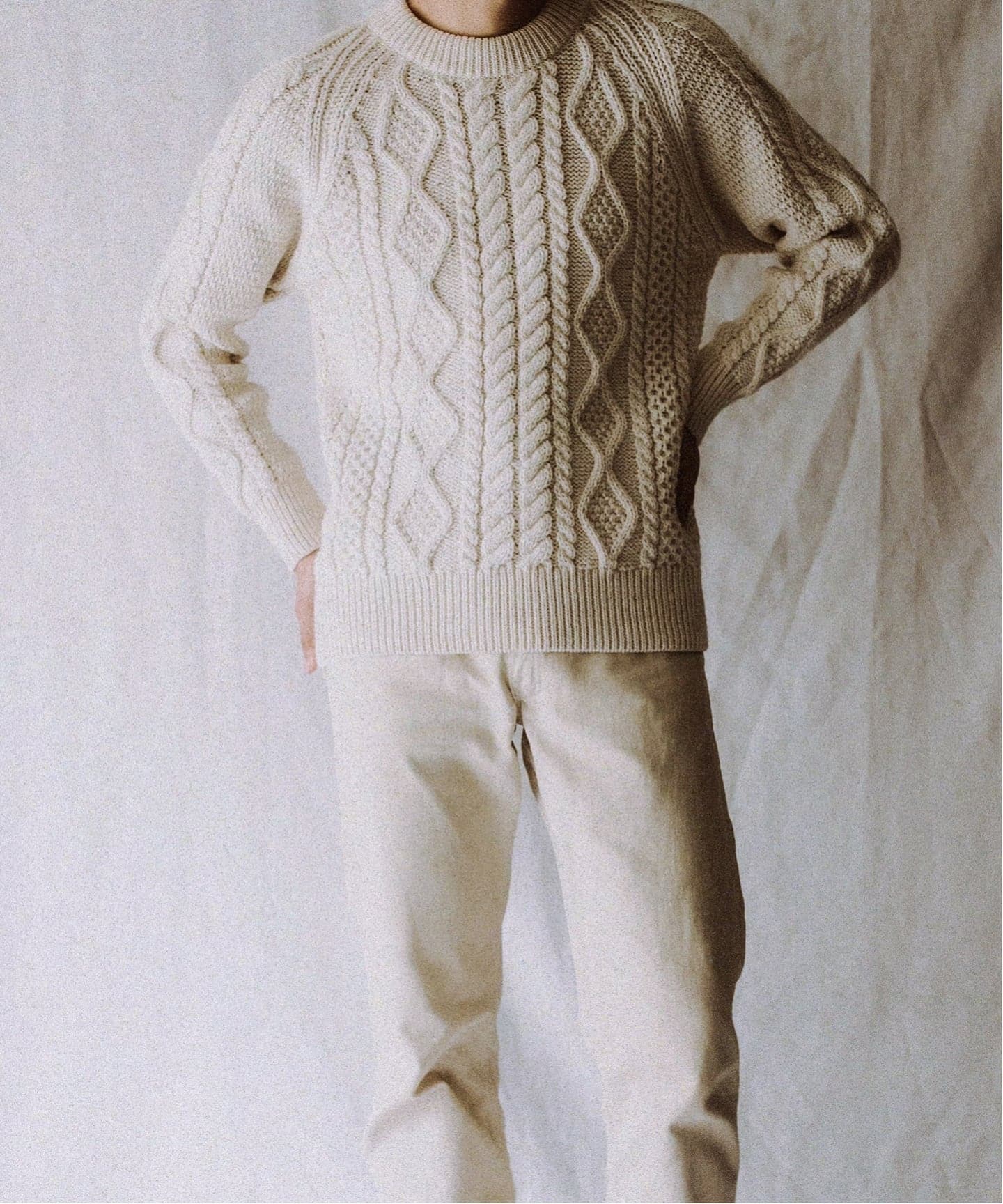 Richmond リッチモンド】EX French Cable Crew：ニット（ニット