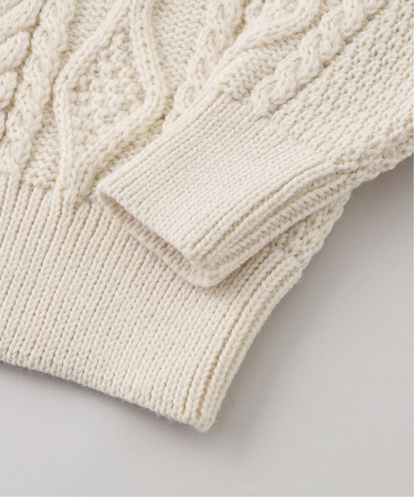 Richmond リッチモンド】EX French Cable Crew:ニット(ニット Richmond リッチモンド】EX French Cable Crew:ニット(ニット